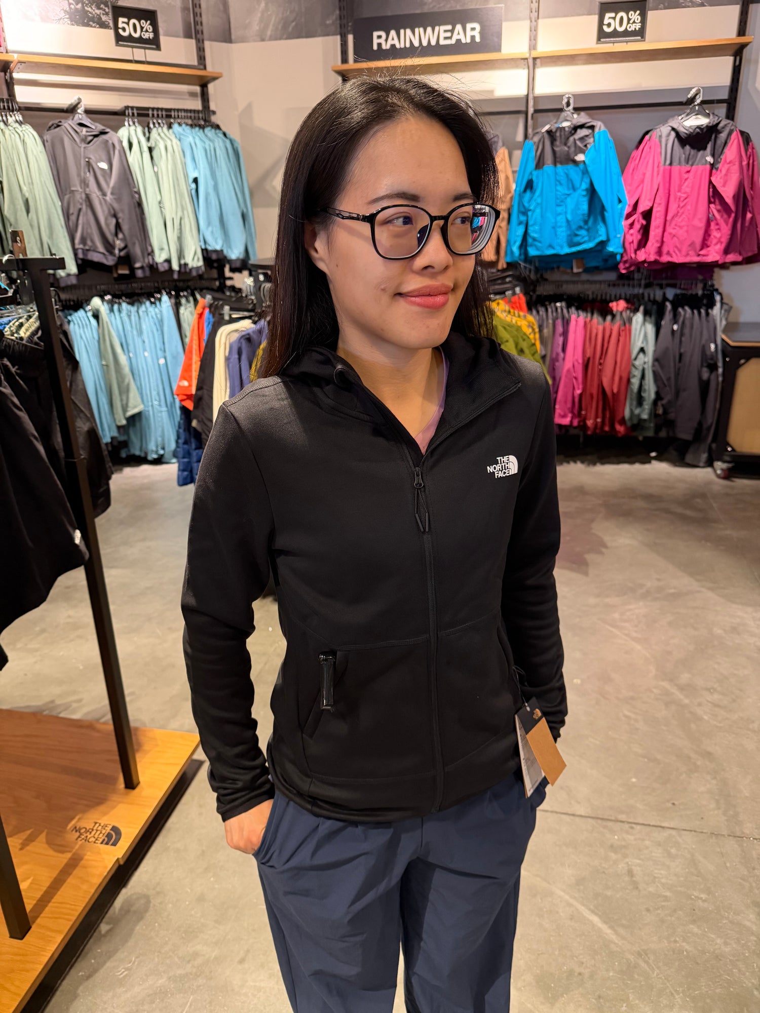 北臉 女生 canyon 運動刷毛外套