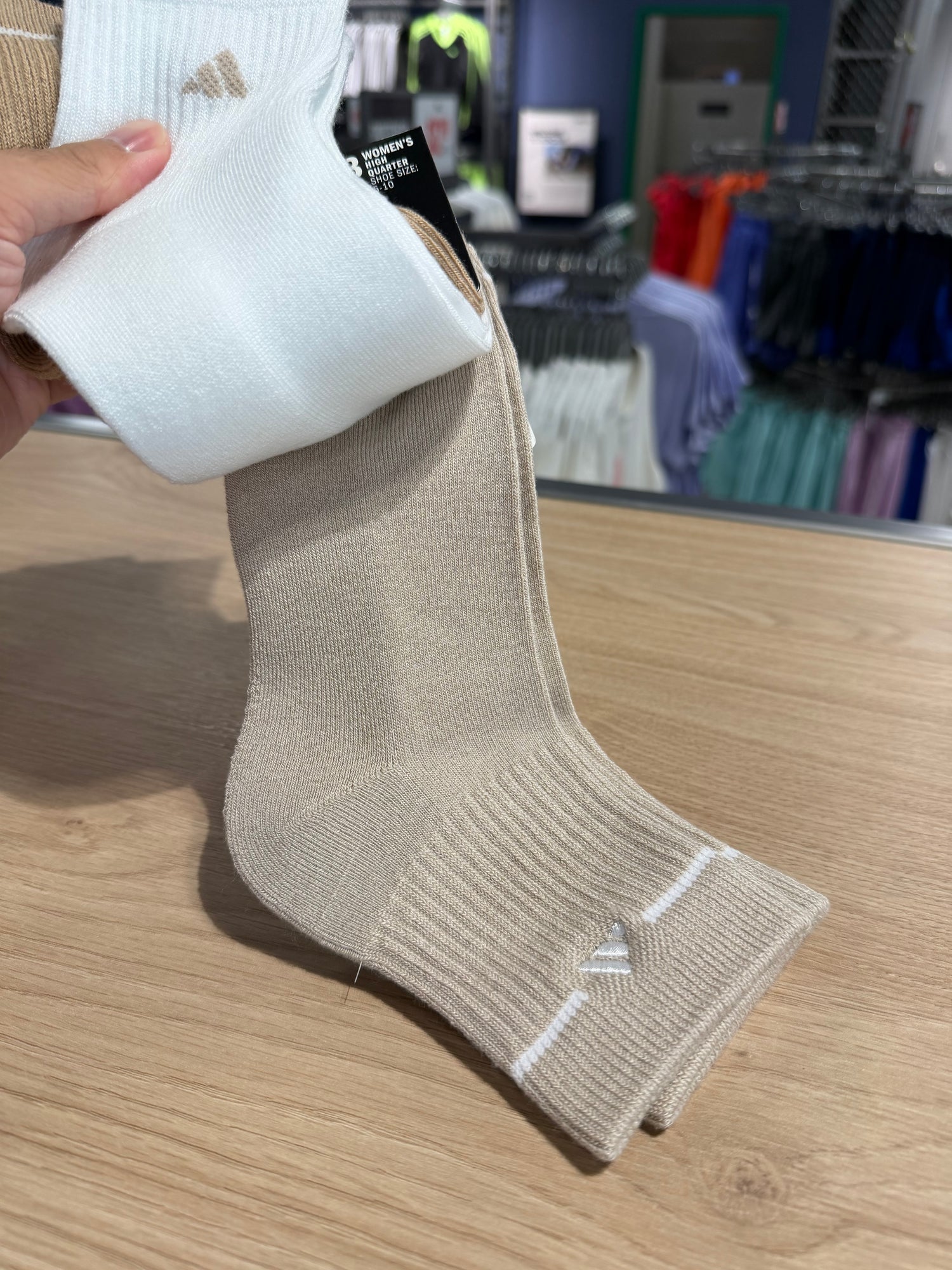Adidas Climacool 女生中高筒襪三入組 - 5160065