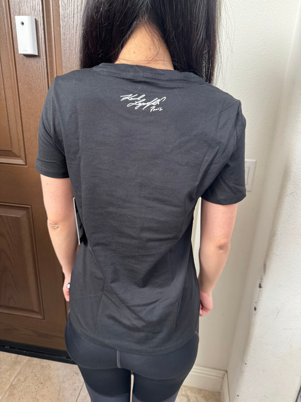卡爾 女生短T 朋友貓 黑色 XS