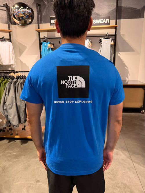 北臉 男生 方塊logo短T