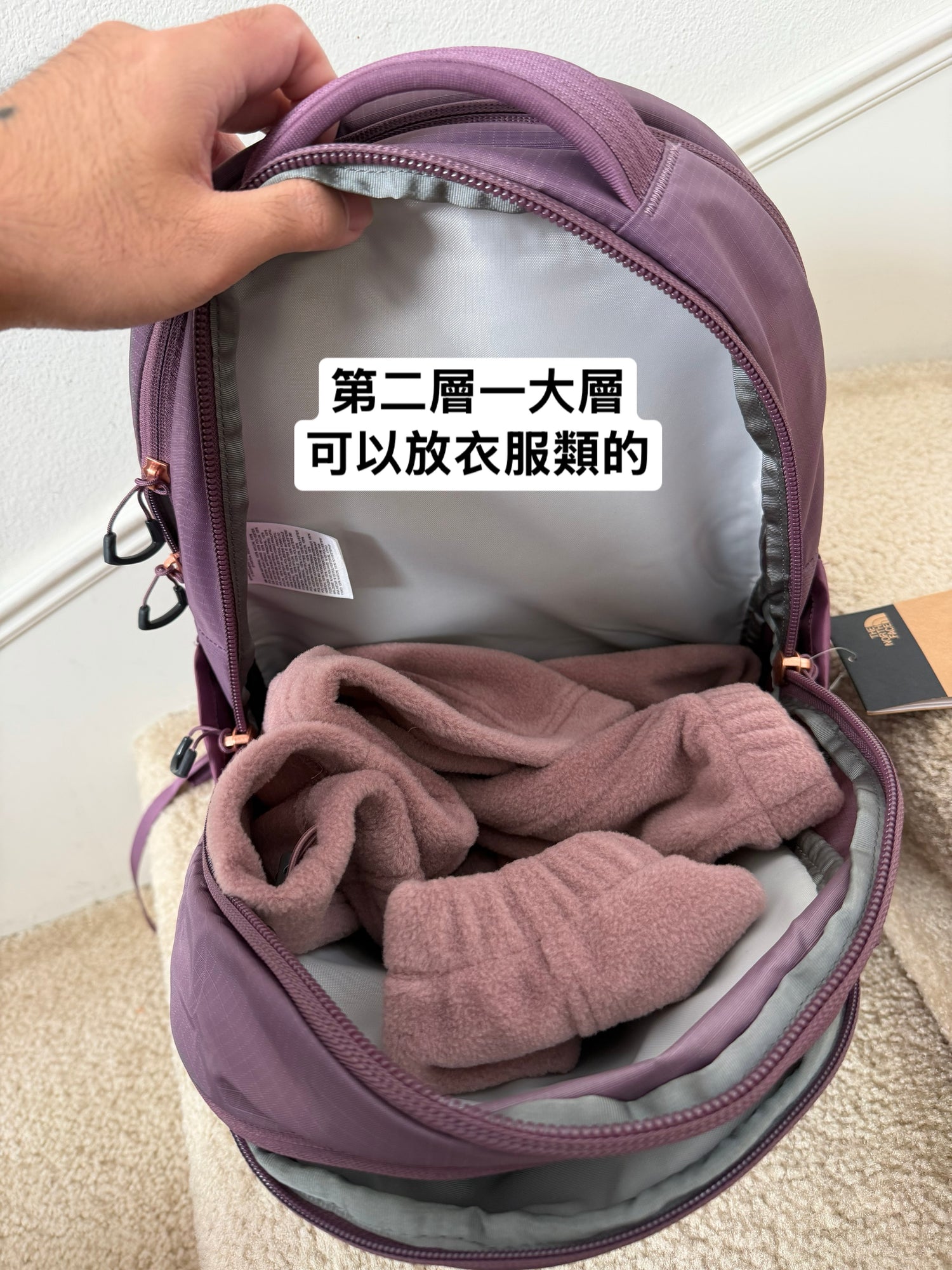 北臉 Recon後背包 深花瓣玫瑰金 30L