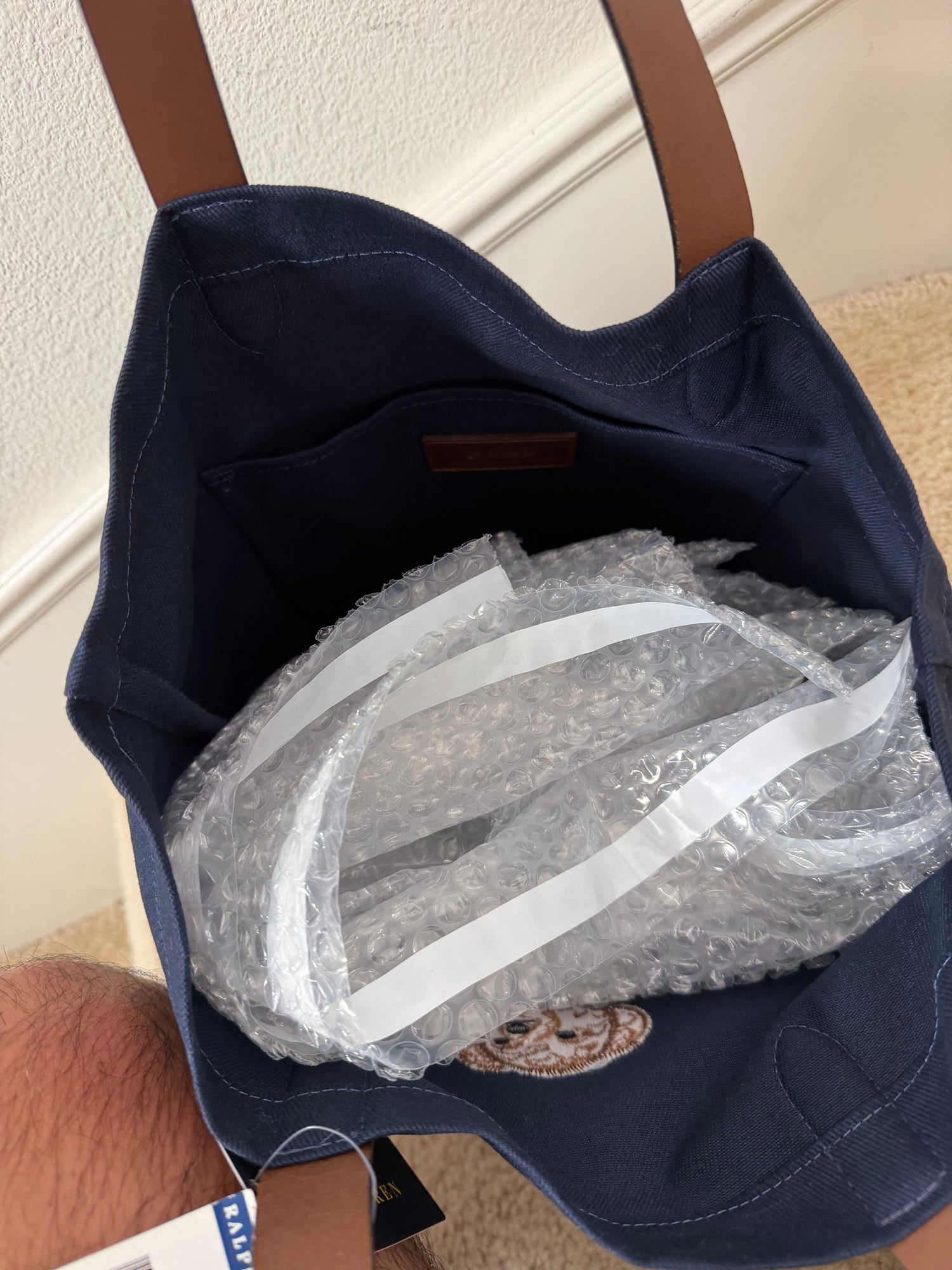 RL 熊熊托特包 籃球熊