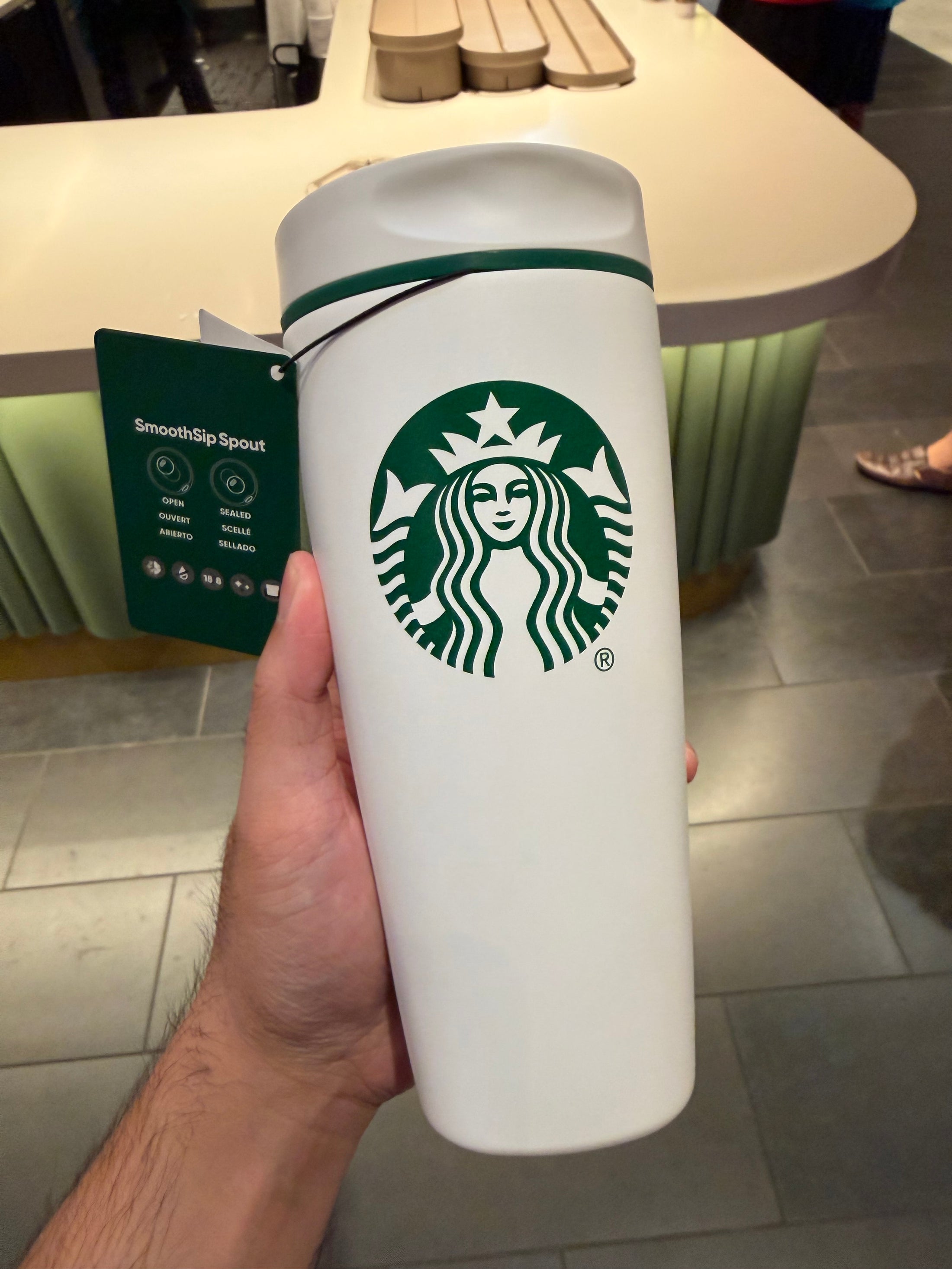 Owala 不漏咖啡杯 不鏽鋼內裡