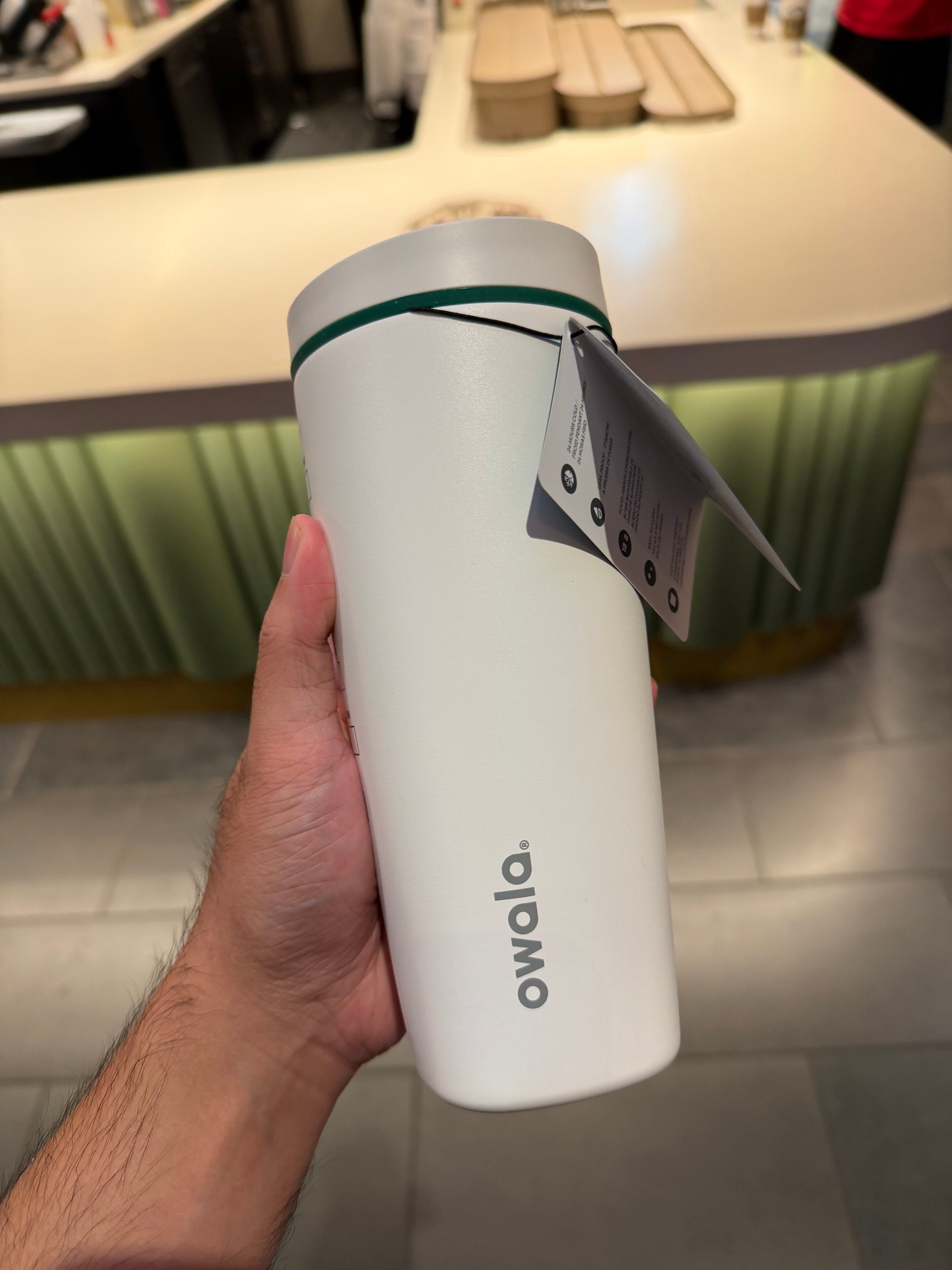 Owala 不漏咖啡杯 不鏽鋼內裡