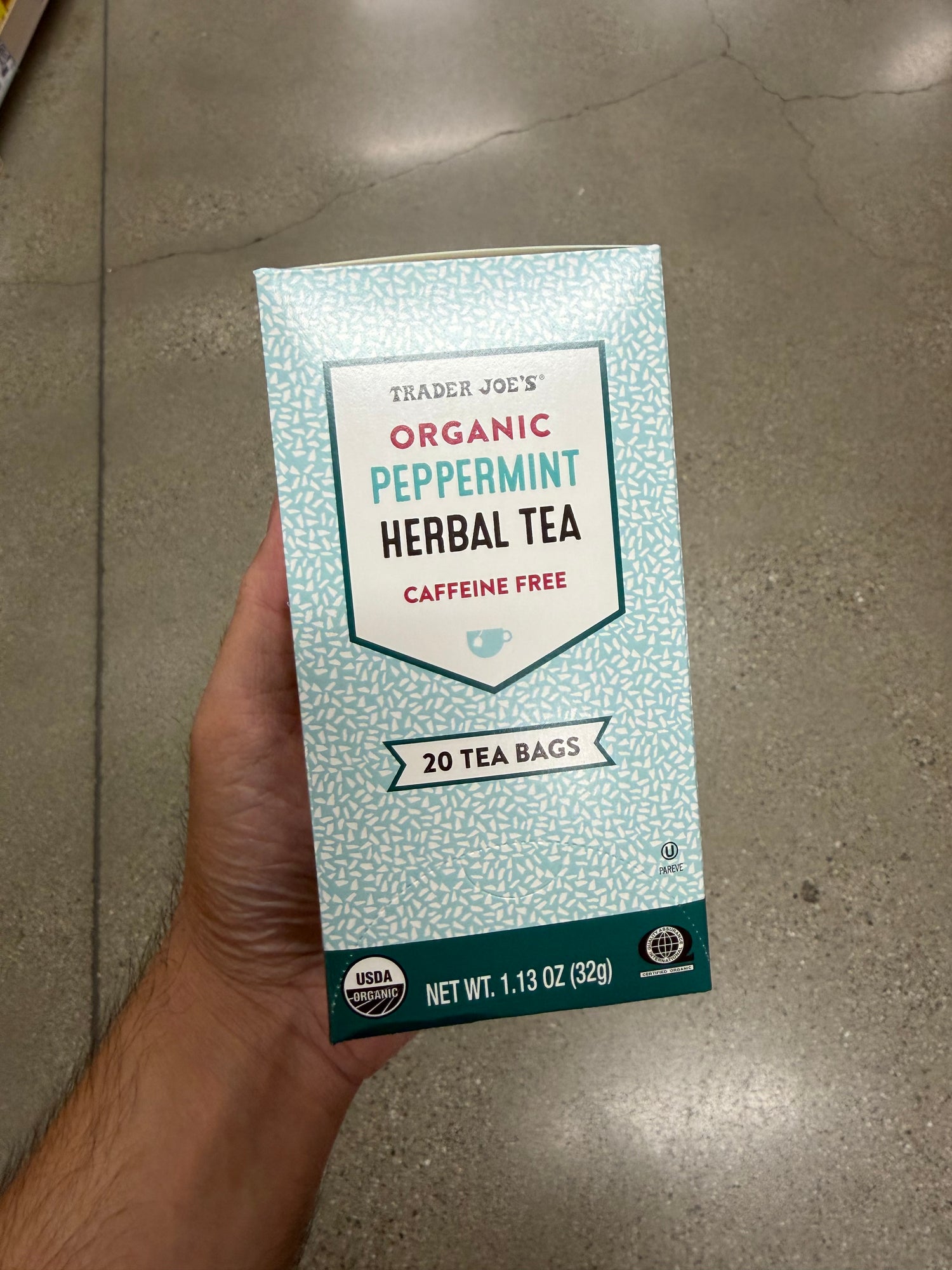 TJ 薄荷茶茶包 20包(無咖啡因)