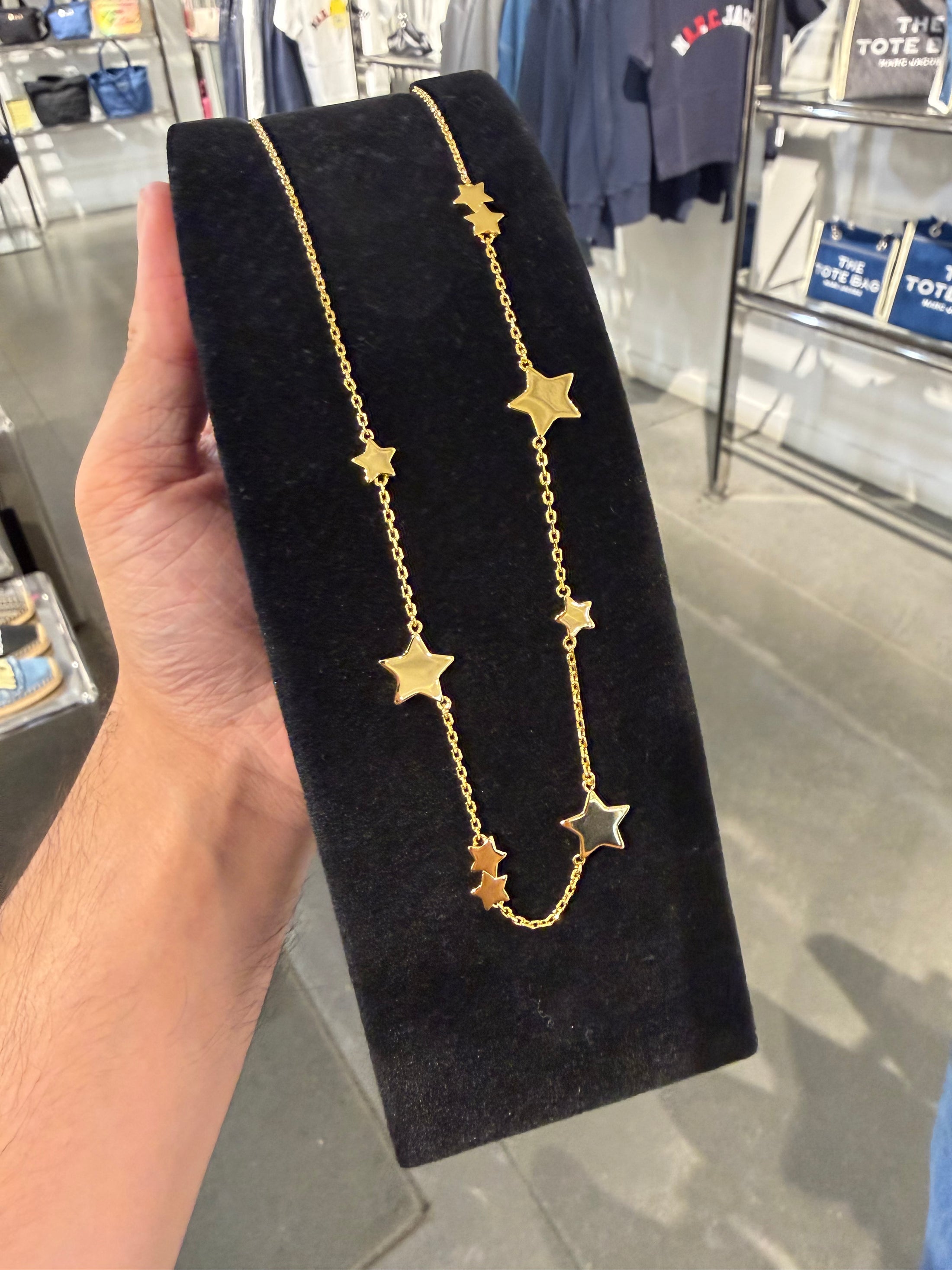 MJ outlet 星星項鍊 金色