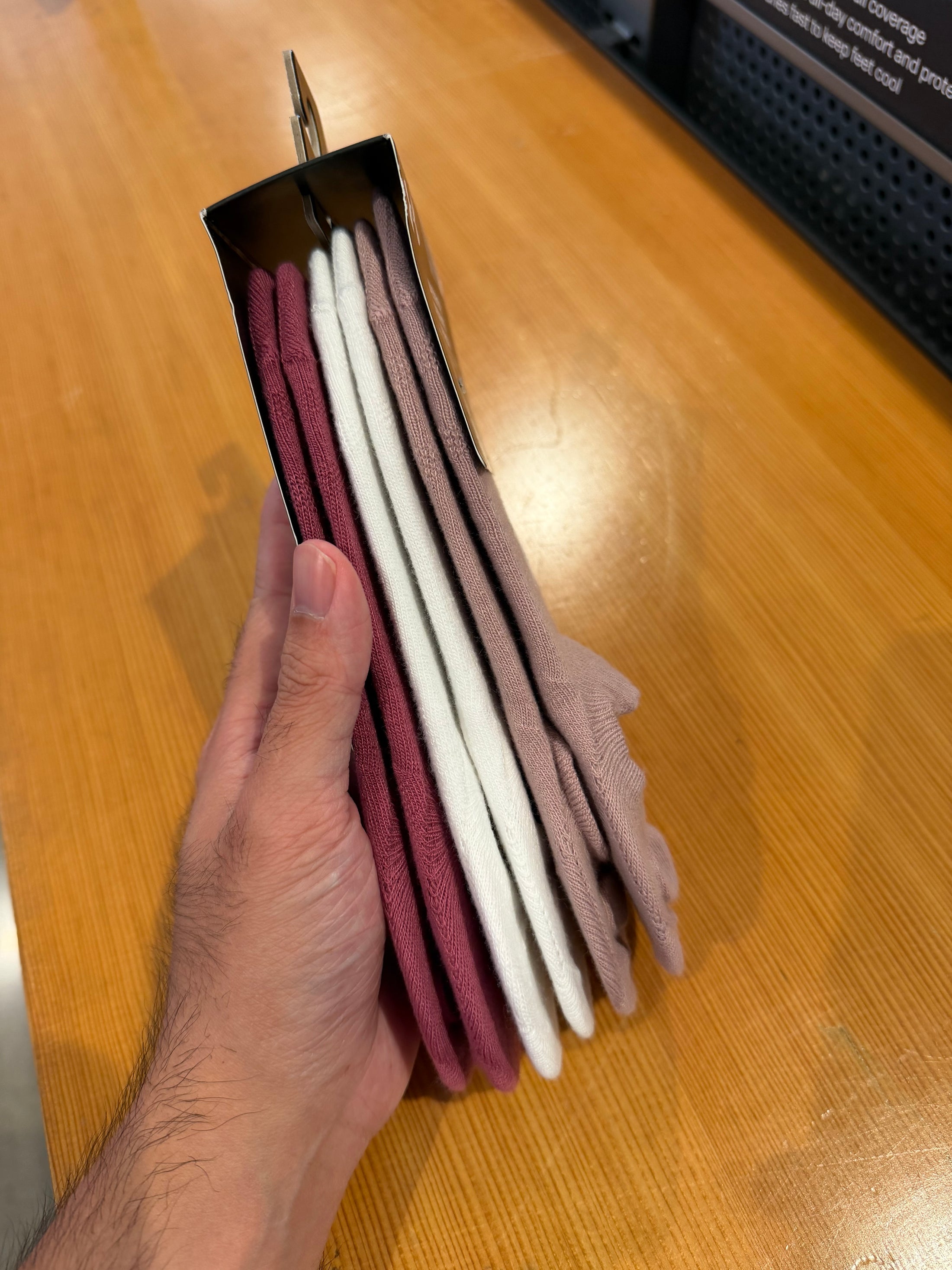 UA 必備隱形襪六雙組 - 玫瑰色系 - 674