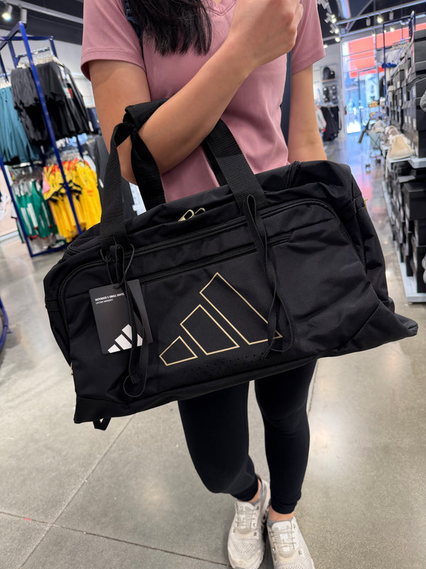 Adidas 旅行必備 旅行袋 - 黑金