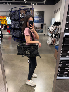 Adidas 旅行必備 旅行袋 - 黑金