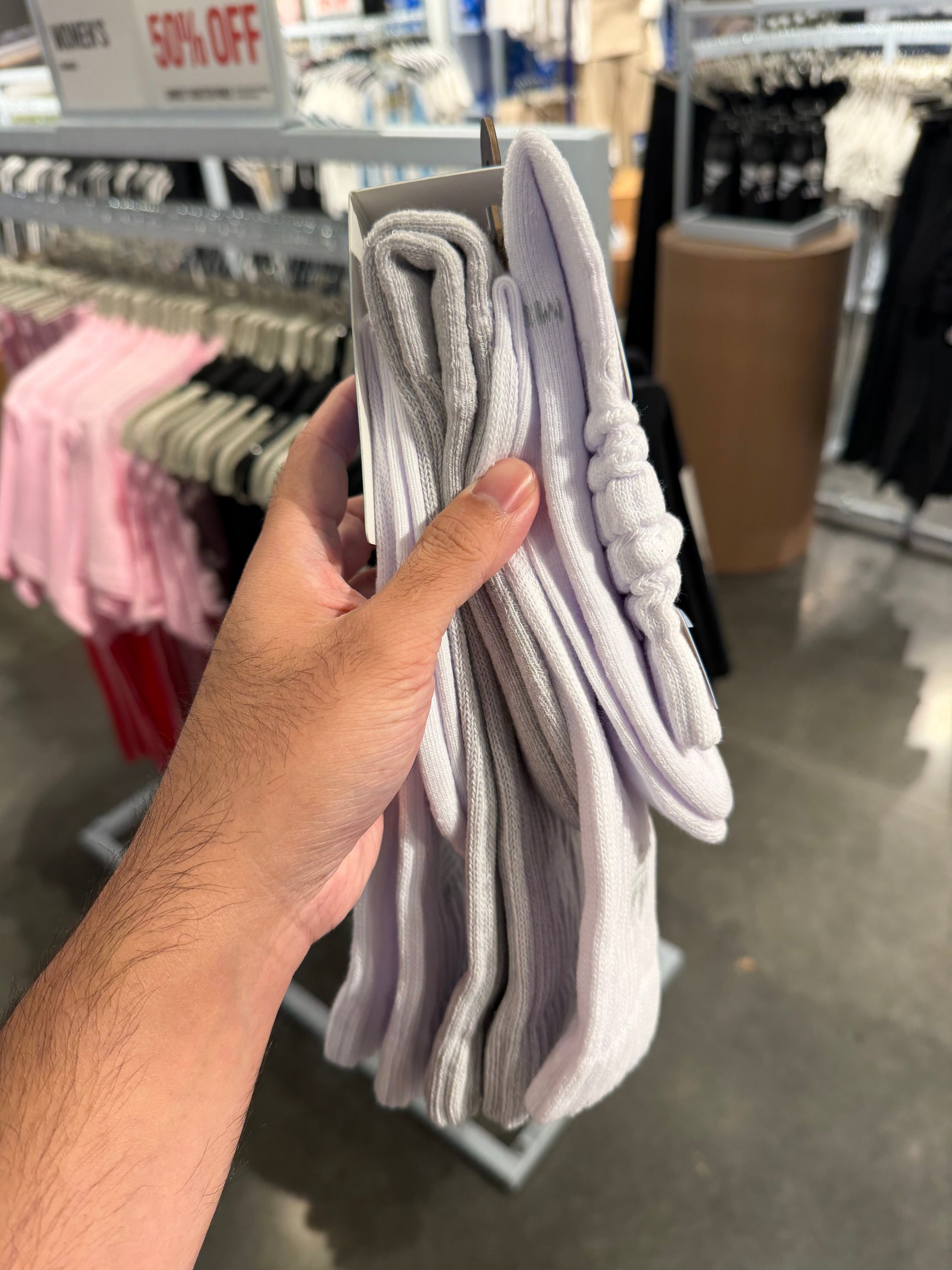 Adidas 襪子三入組 - 泡泡襪 - 全白