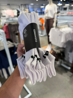 Adidas 襪子六入組 - 隱形襪 - 全白