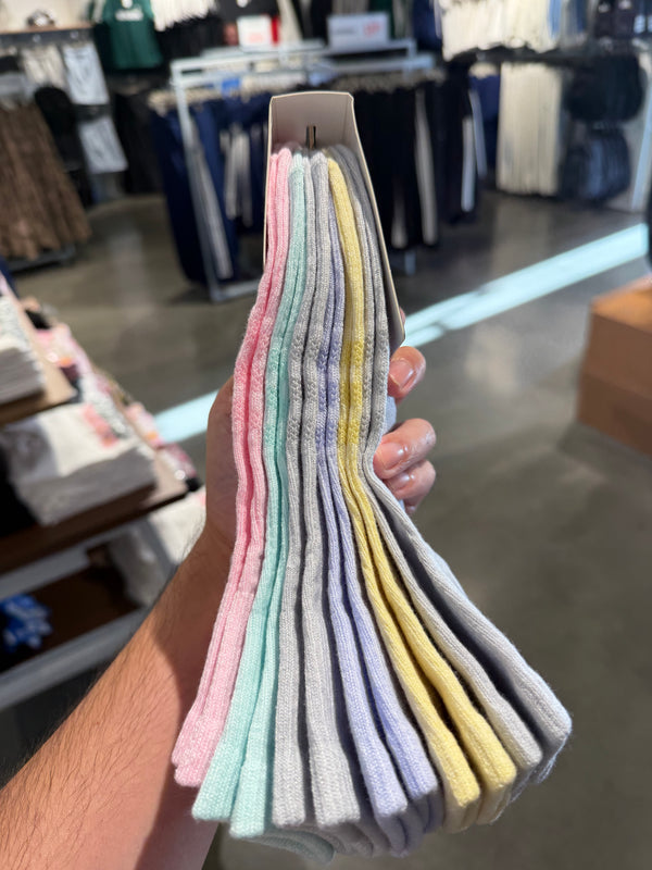 Adidas 襪子六入組 - 短襪 - 馬卡龍色