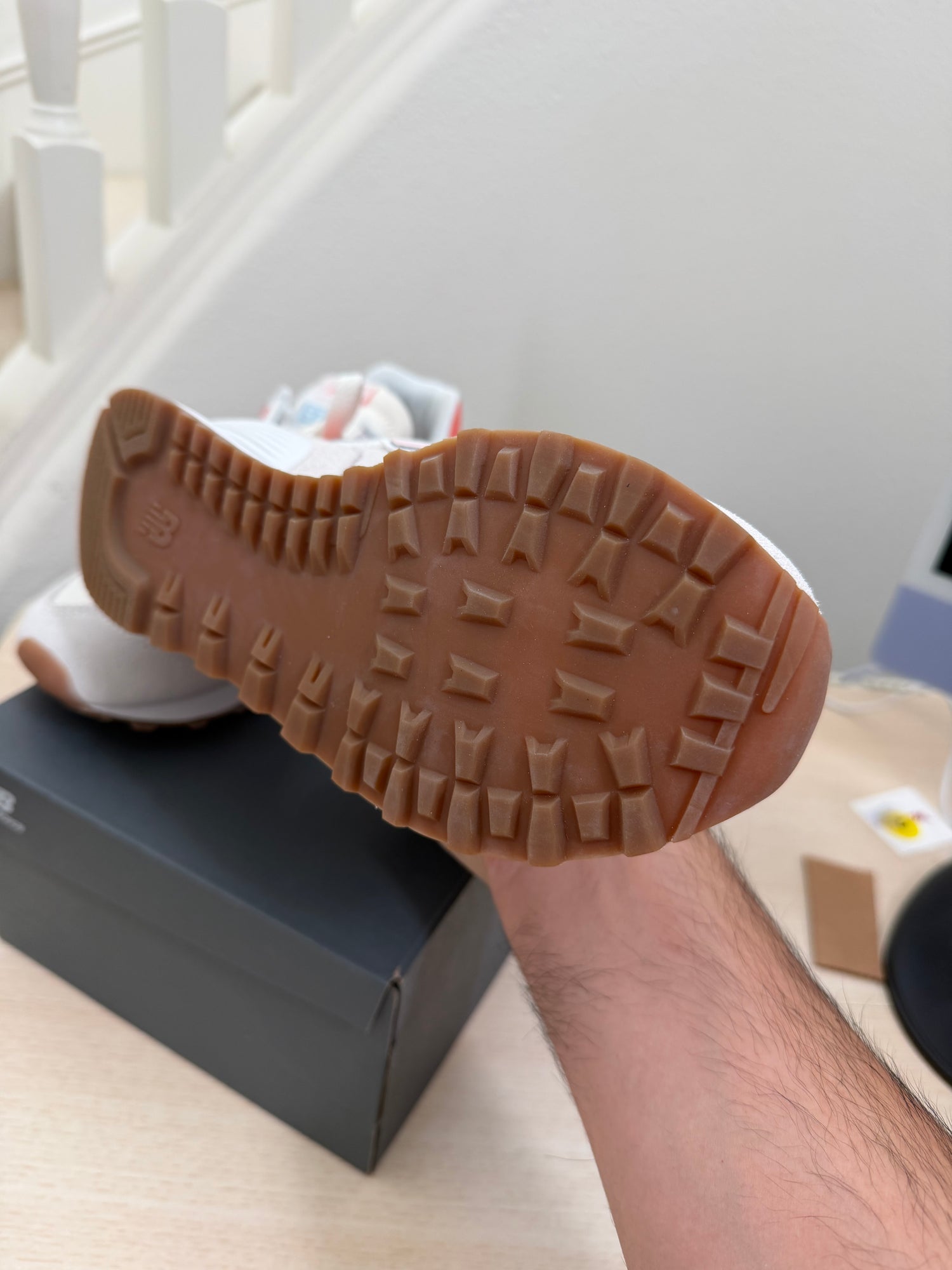 NB 女生 574 粉橘配色