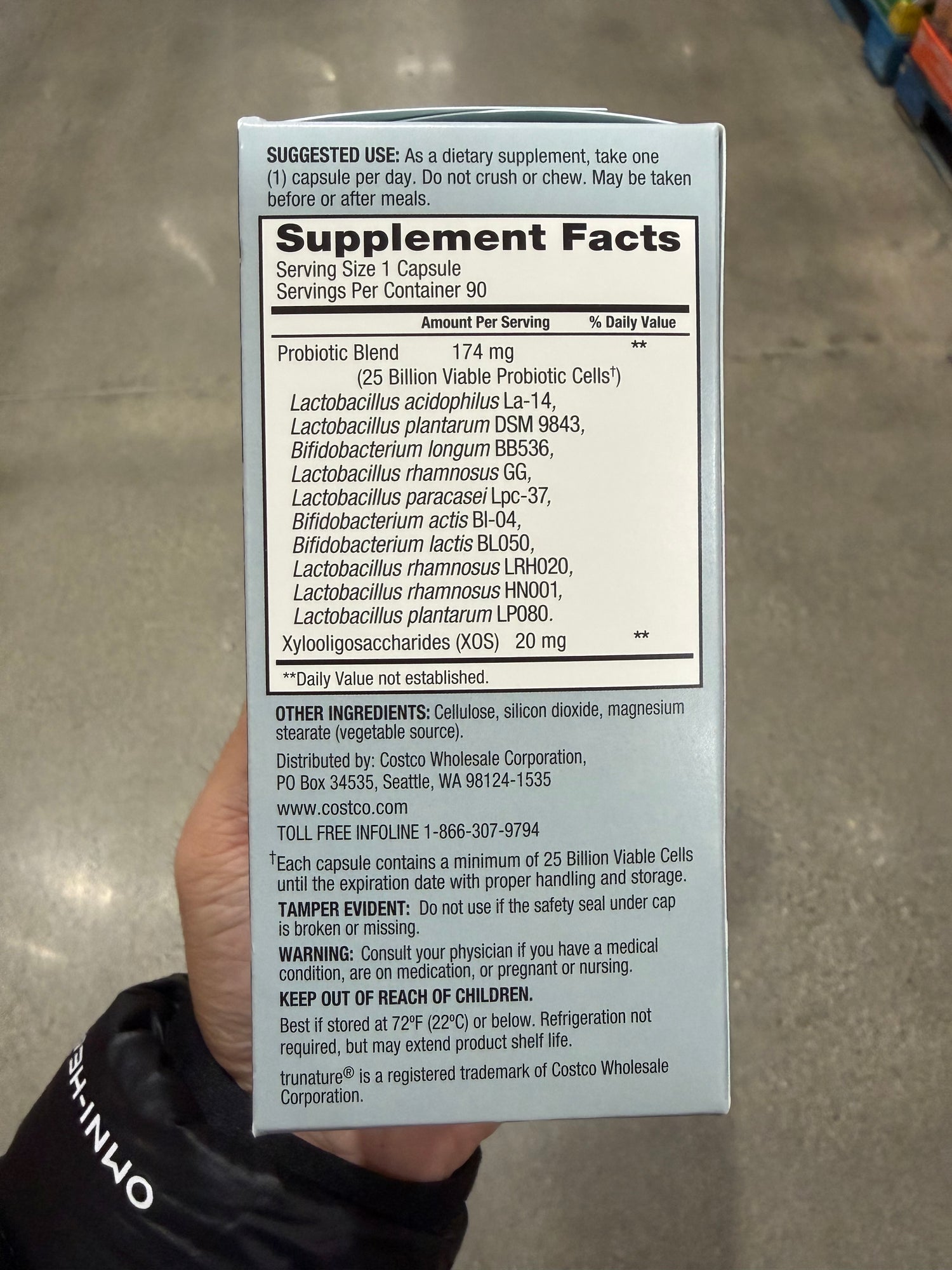 Costco trunature 女生益生菌 90顆