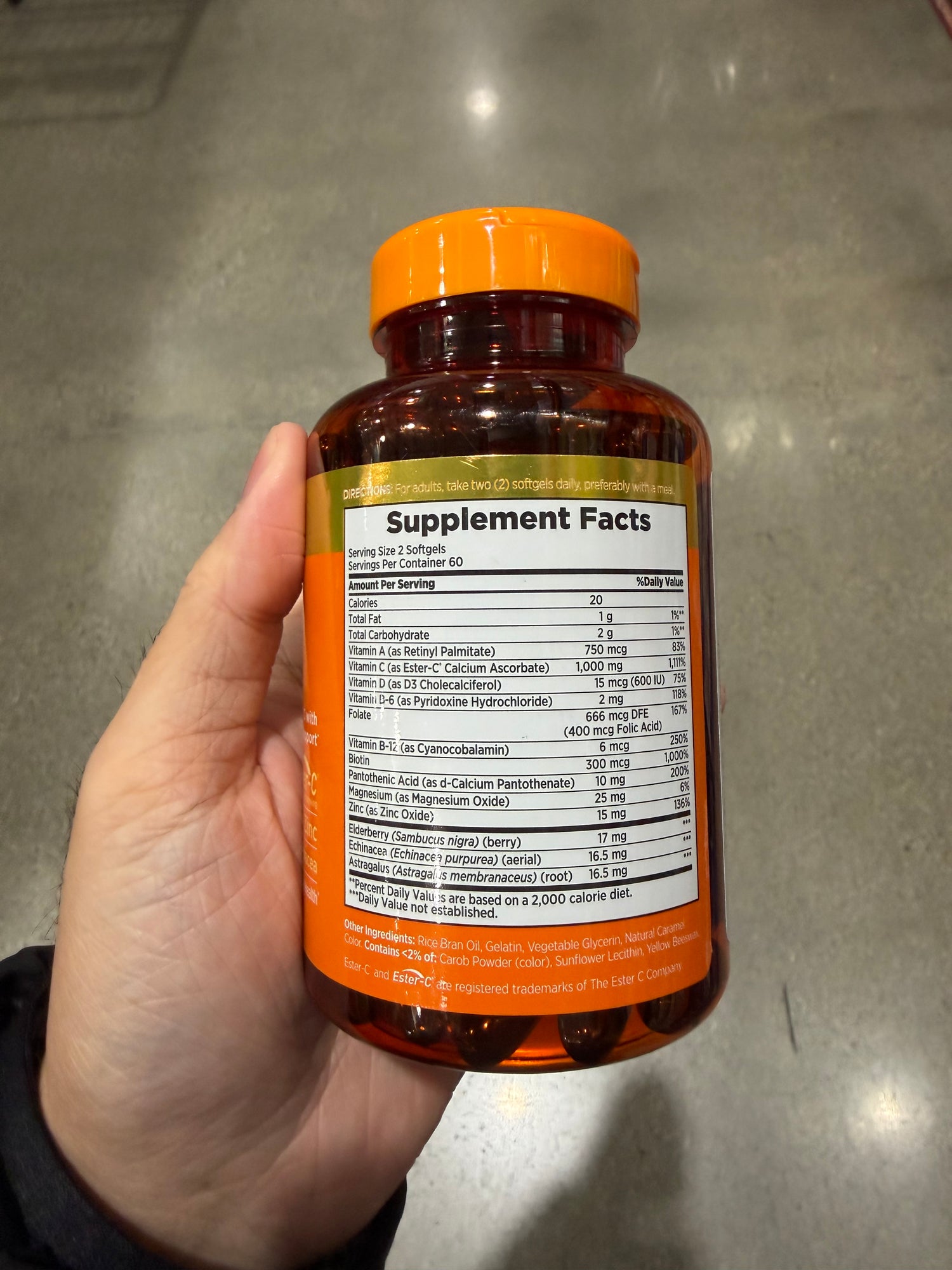 Costco Nature bounty 24小時維他命C