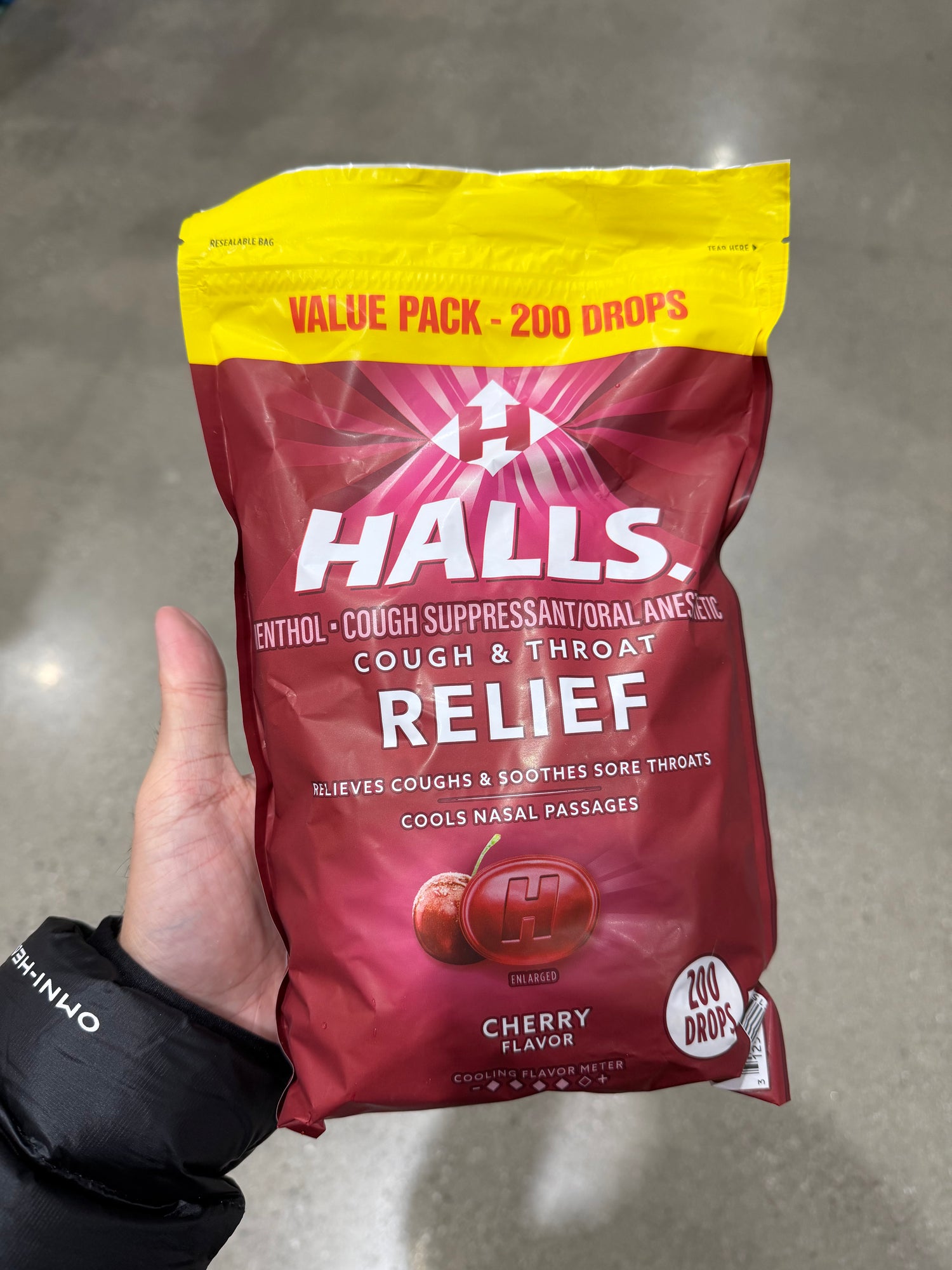 Costco Halls 喉糖 櫻桃口味 200顆