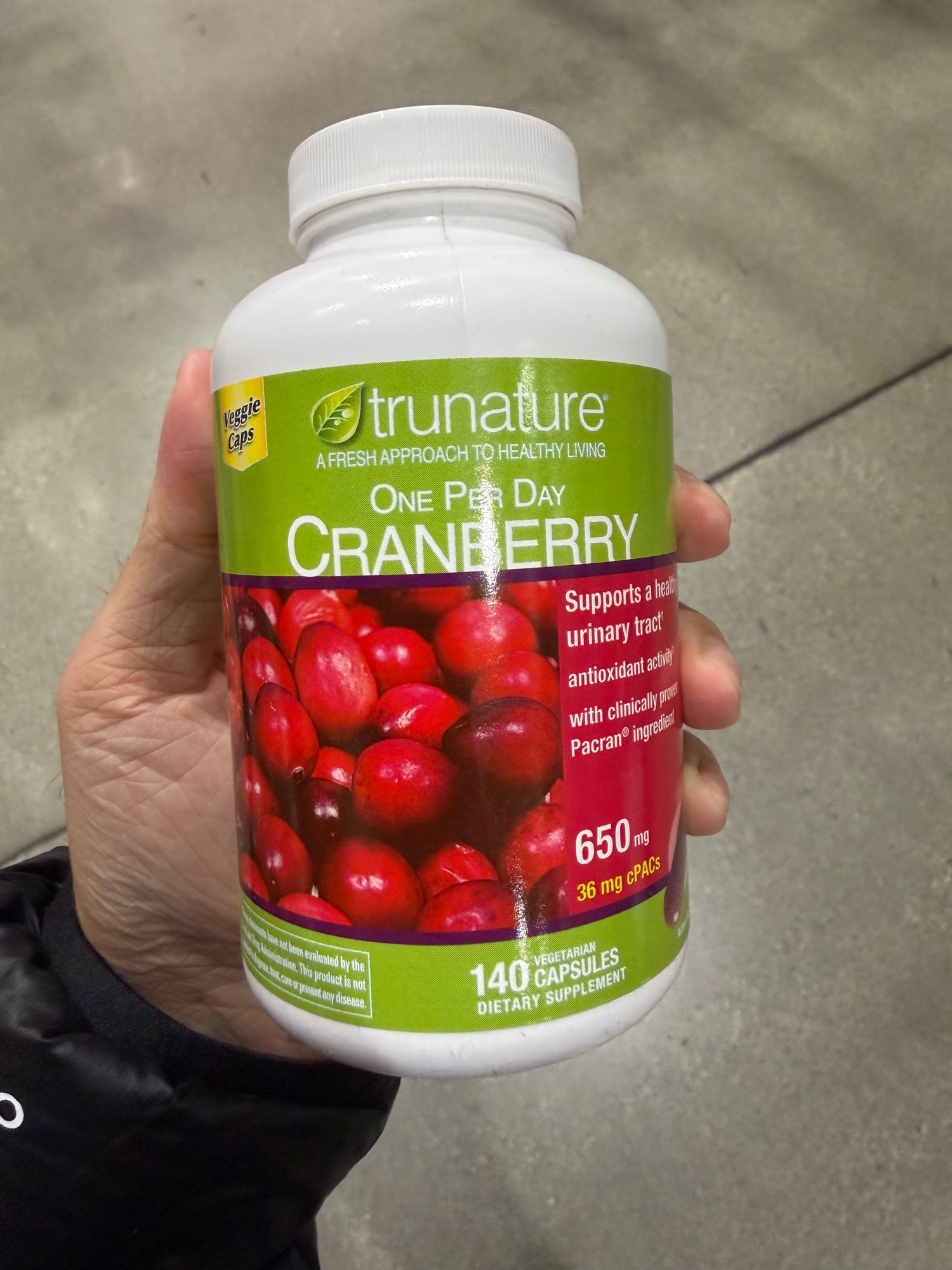 Costco truenature 蔓越莓錠 140顆