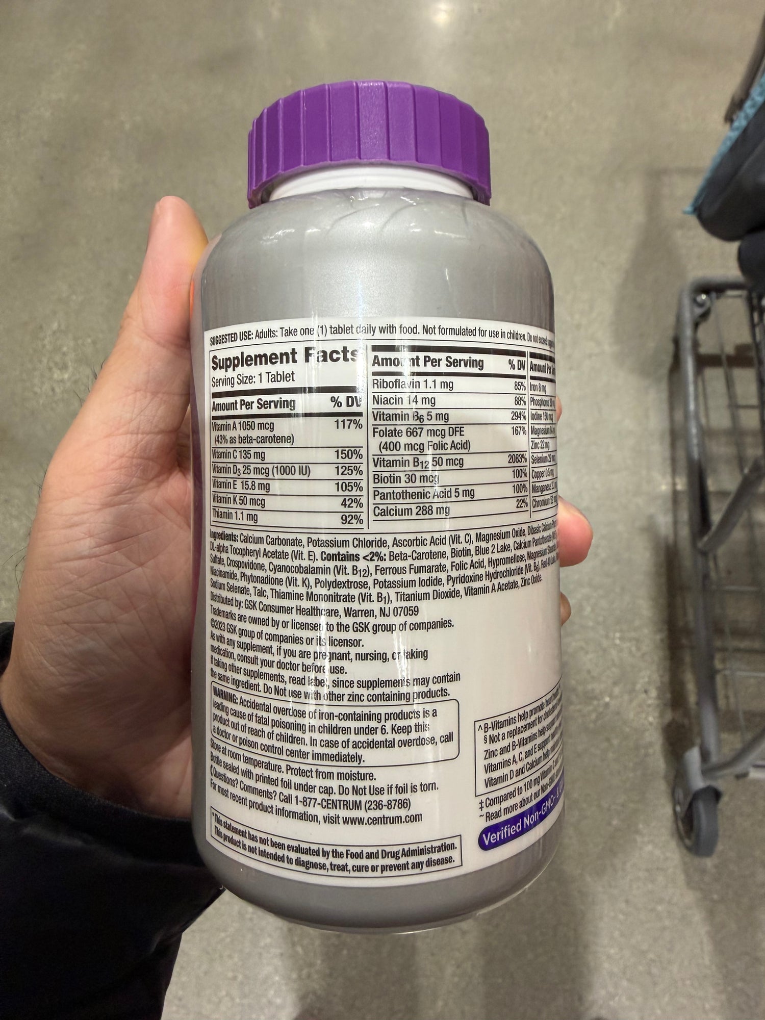 Costco 銀寶善純 女人 275粒