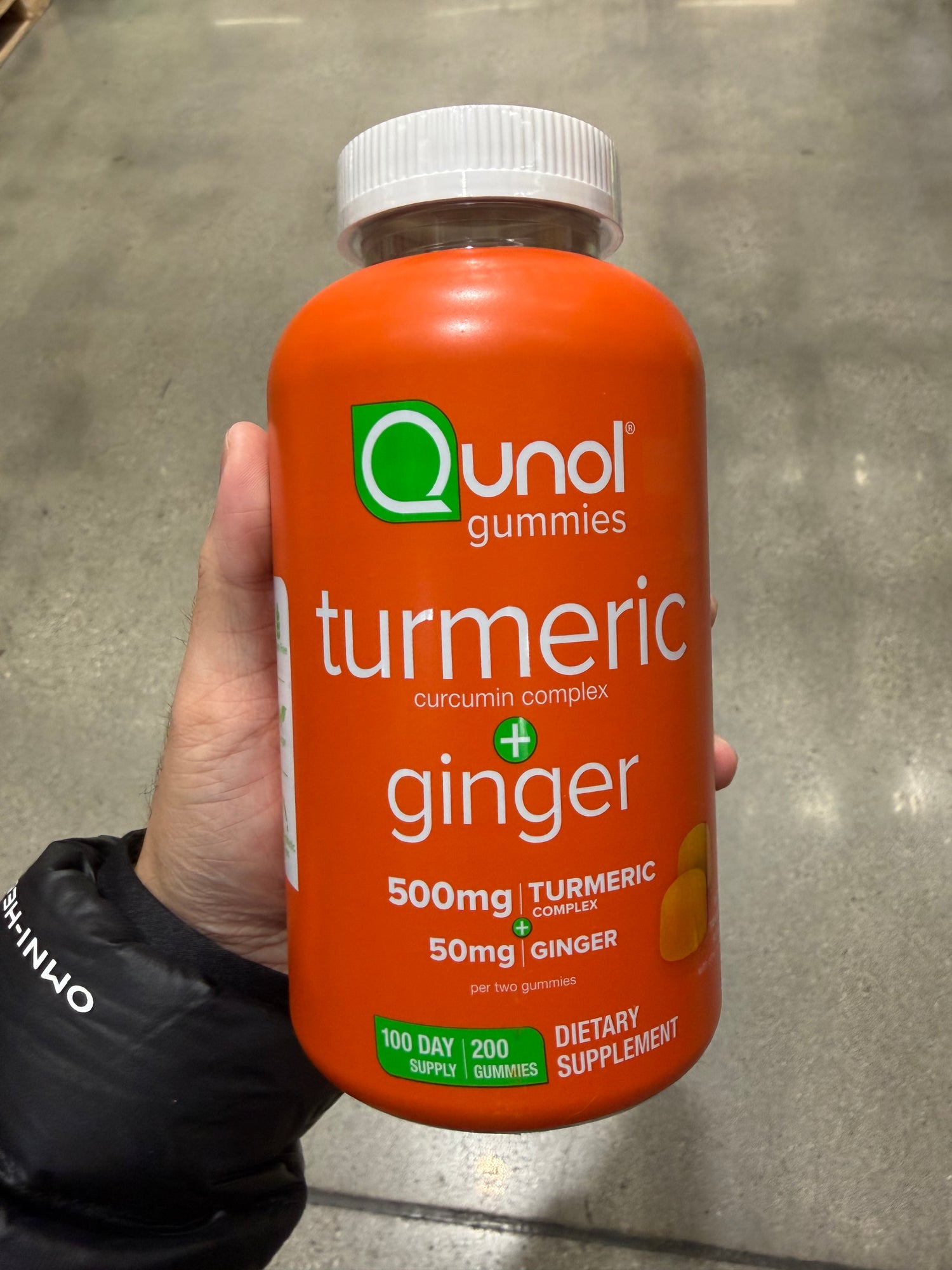 Costco Qunol 薑黃與薑軟糖 500mg - 200顆