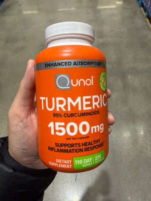 Costco Qunol 薑黃膠囊 1500mg - 220顆
