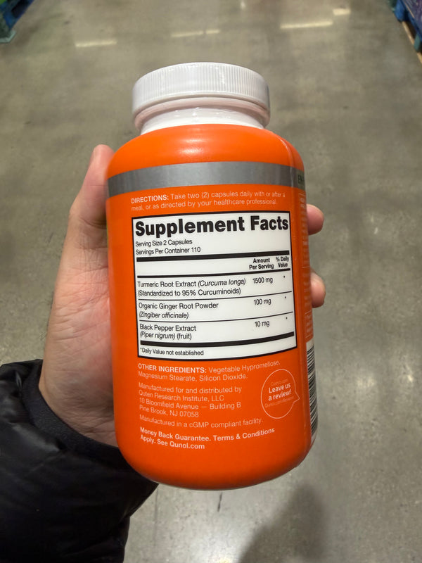 Costco Qunol 薑黃膠囊 1500mg - 220顆