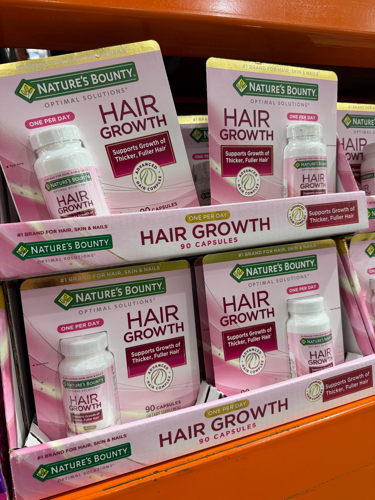 Costco Natures Bounty 長頭髮膠囊 - 90顆