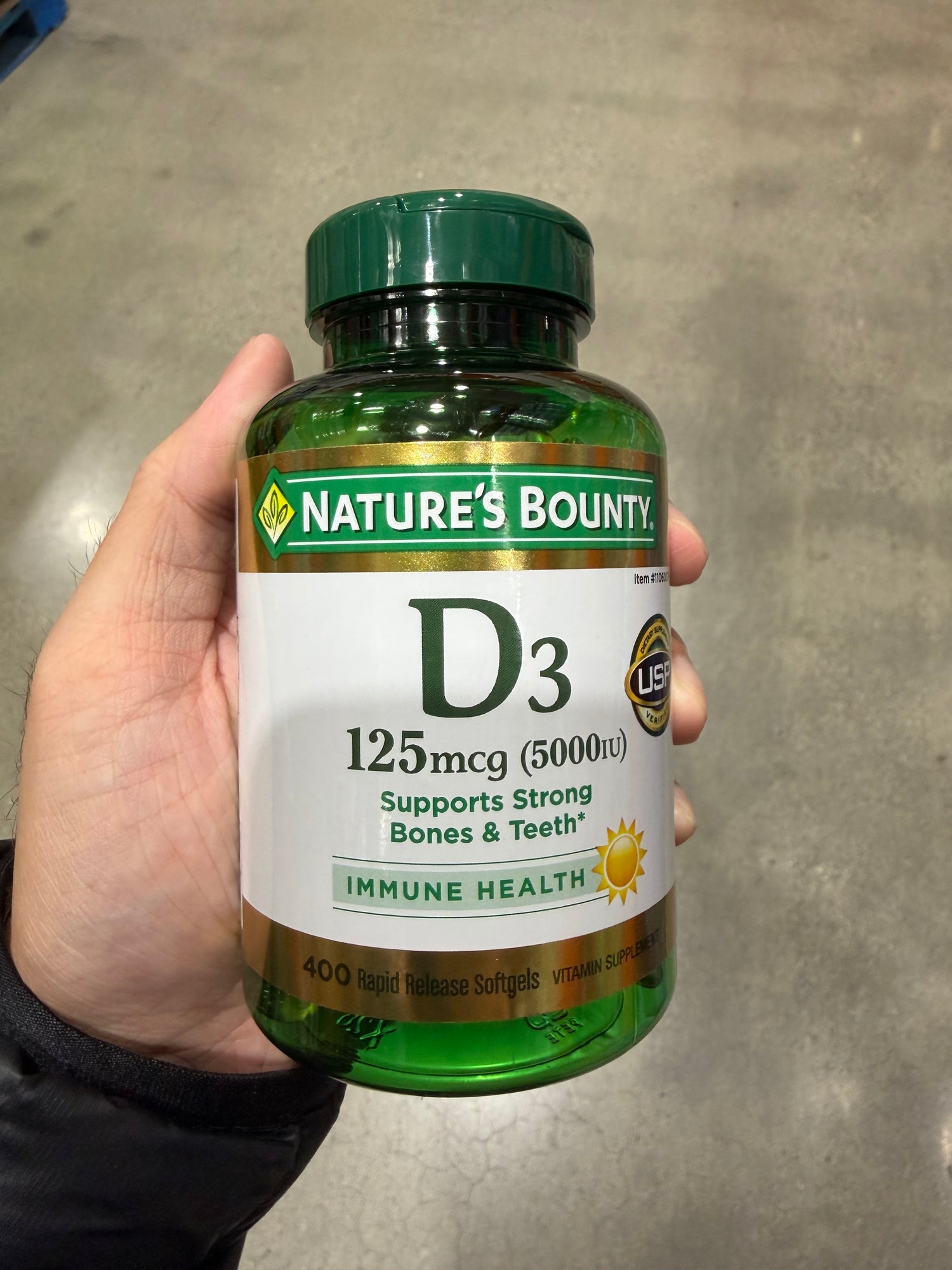 Costco Nature Bounty D3 400顆