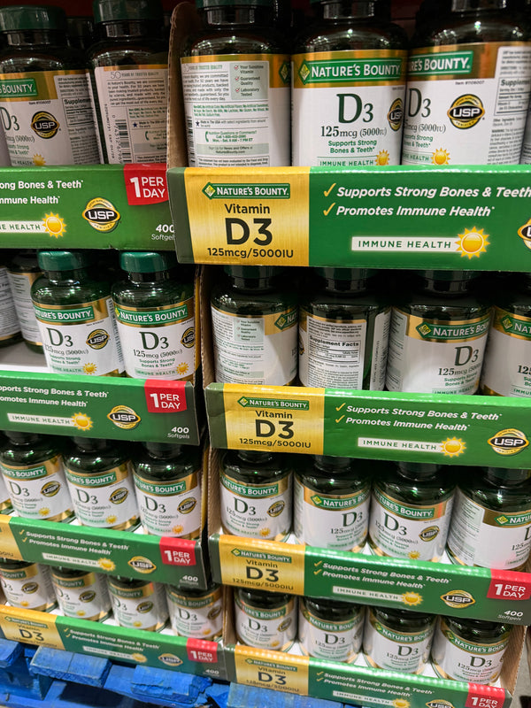 Costco Nature Bounty D3 - 400顆