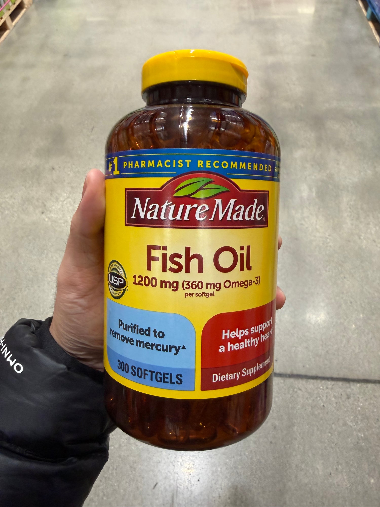 Costco naturemade 魚油 300顆