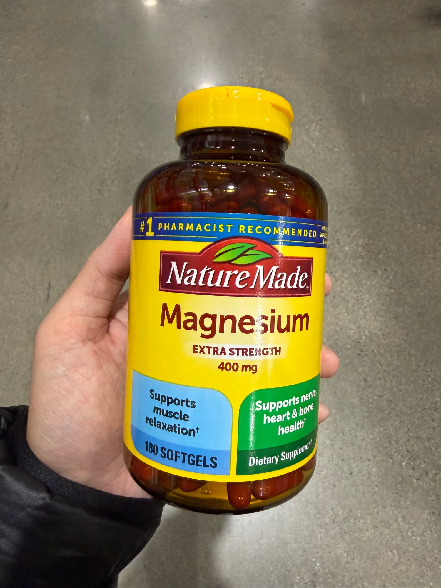 Costco Naturemade 鎂 400mg  180顆