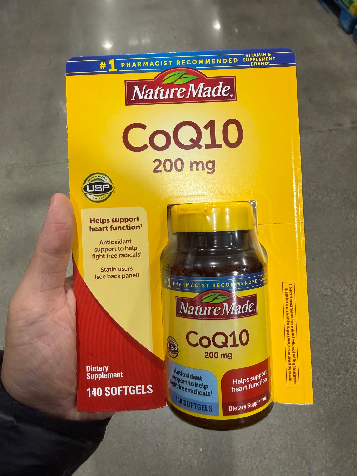 Costco Nature Made Co Q10 200mg 140顆