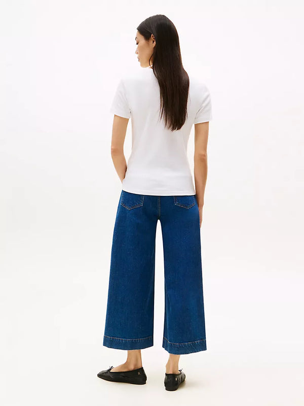 Tommy 女生 圓領 小logo短T