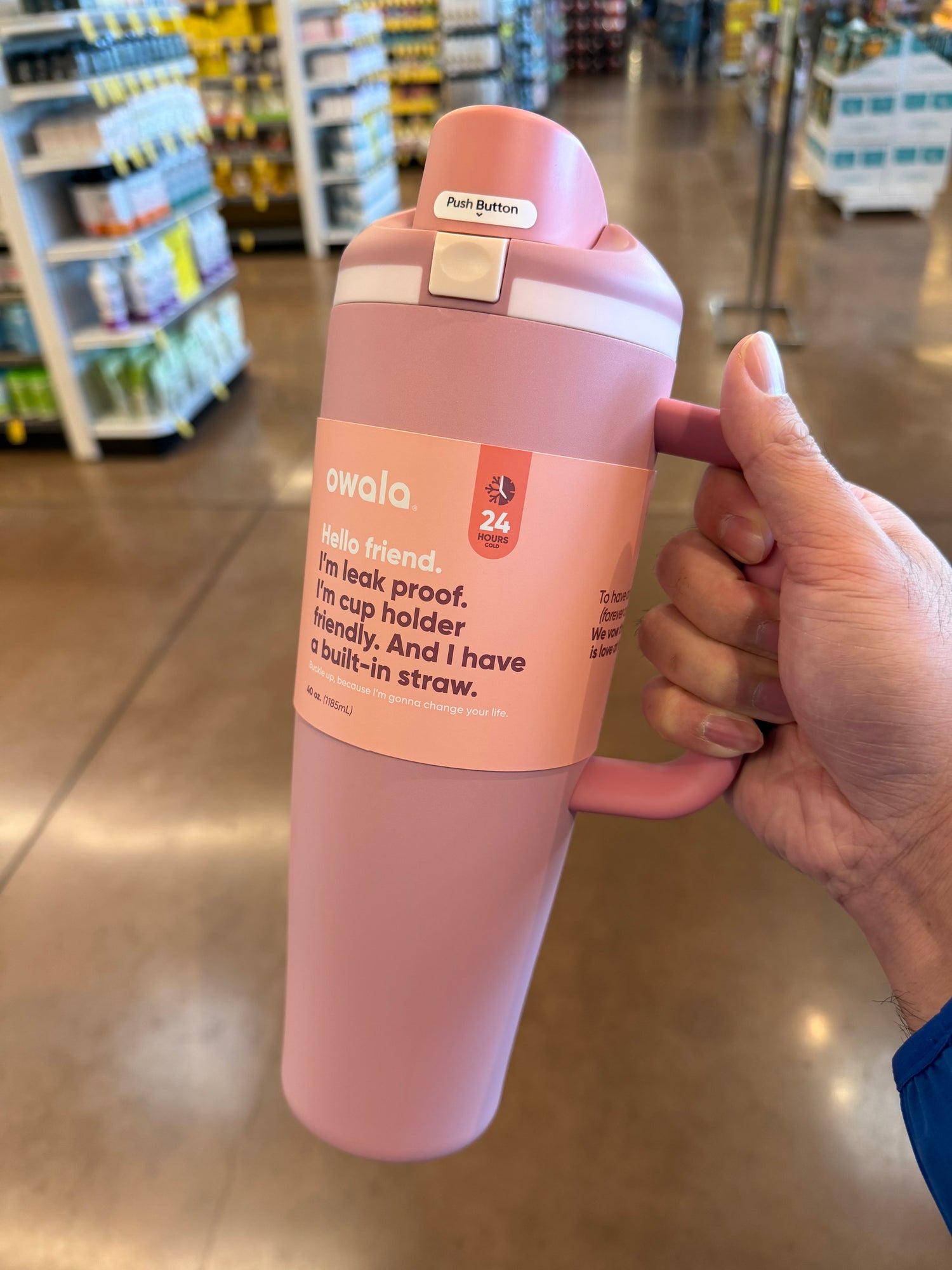 Owala 把手輕鬆喝 玫瑰之夢 1185ml