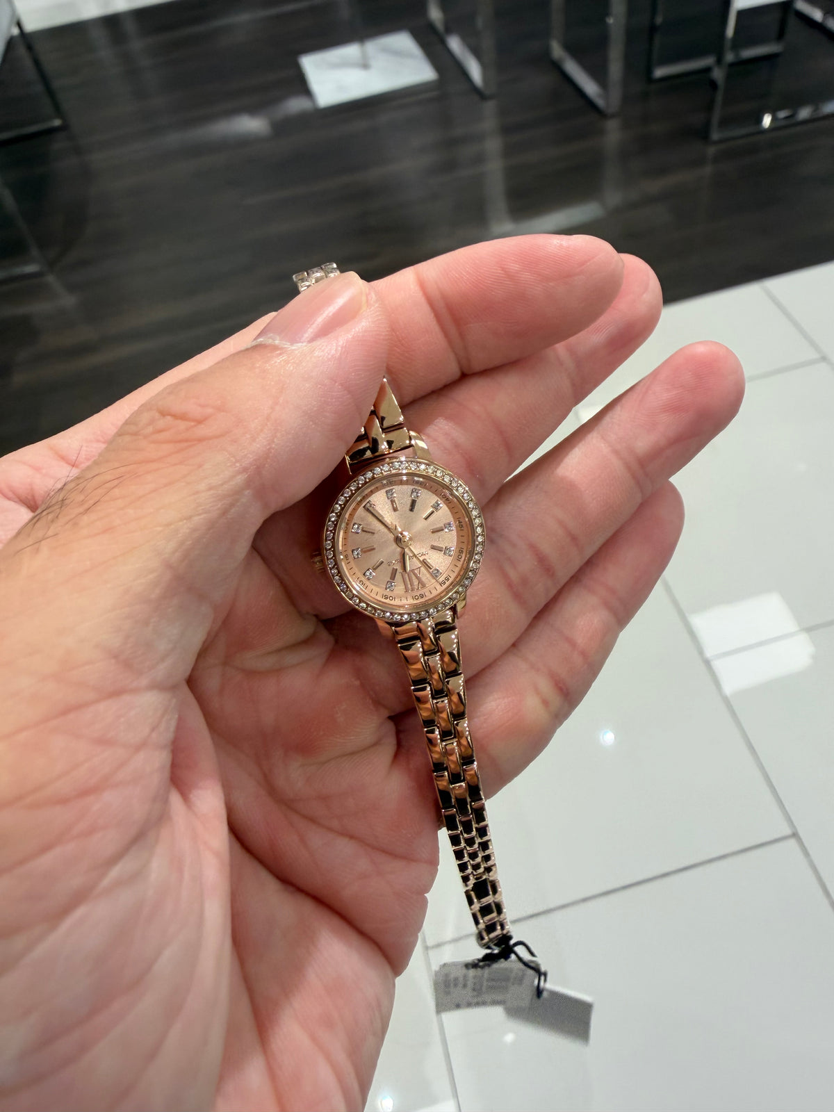MK outlet Melissa女錶 - 玫瑰金不銹鋼