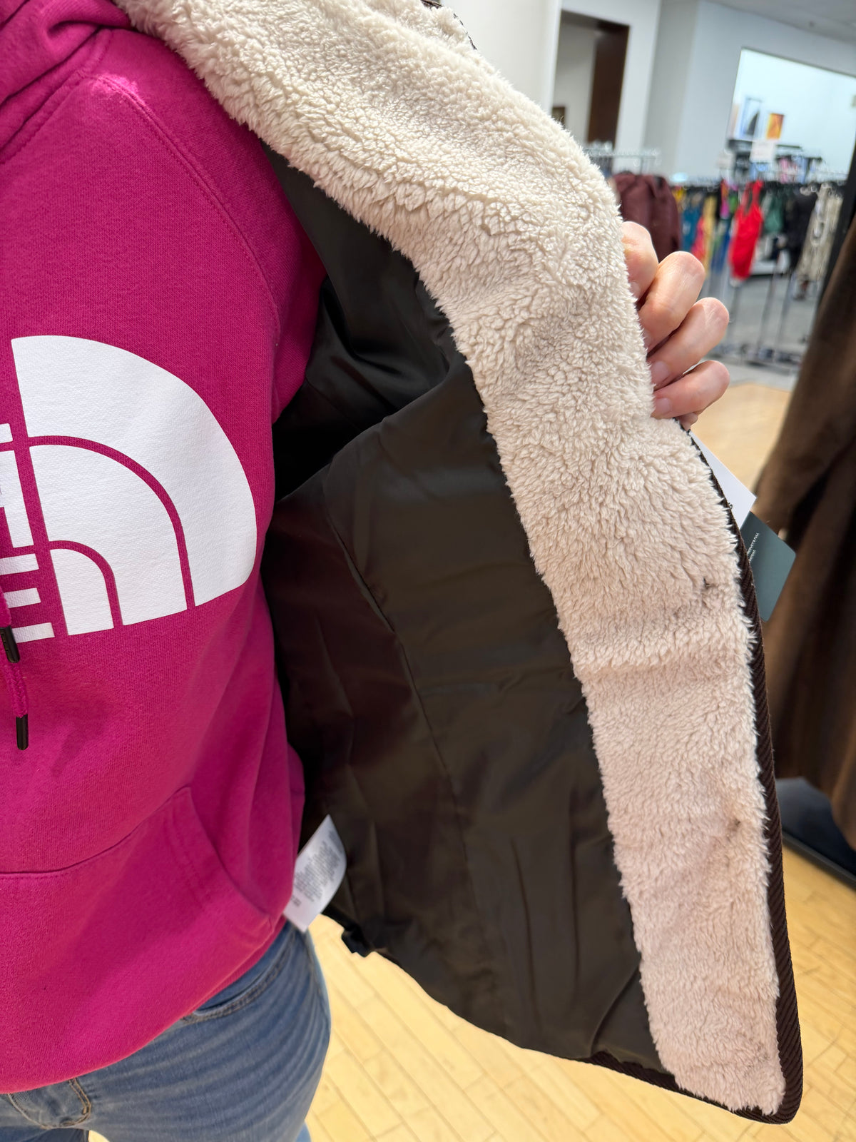 RL 女生 短版雷格科技羽絨外套 - 橄欖綠