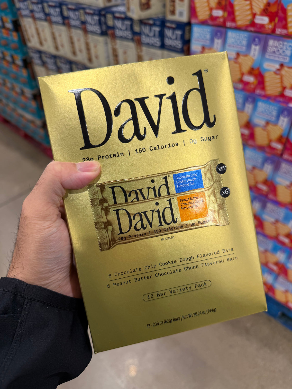 Costco David 蛋白棒 - 12條