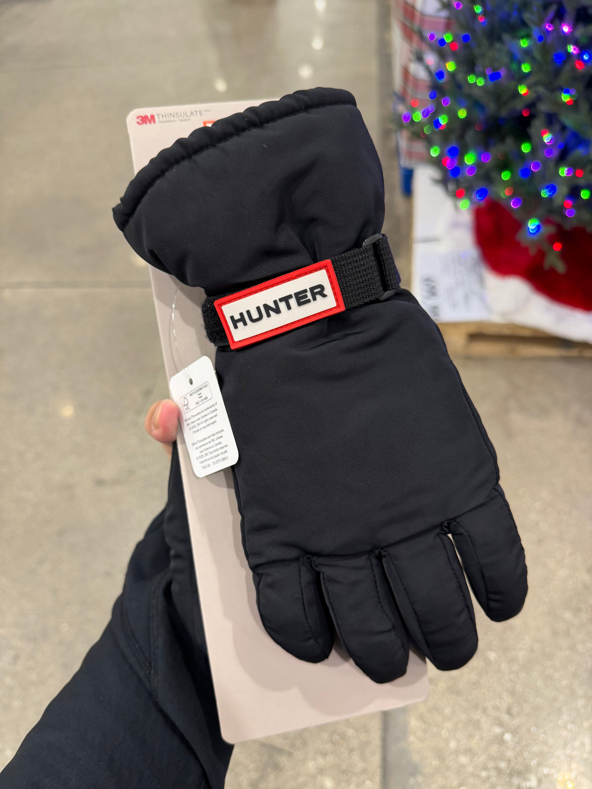 Costco Hunter 運動防水保暖手套 - 黑色