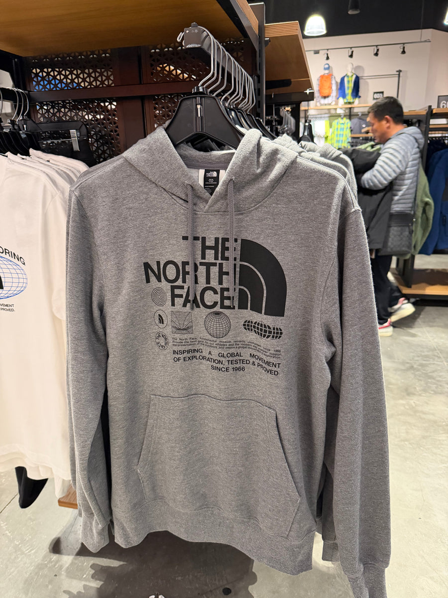 北臉 男生 字樣刷毛 帽T