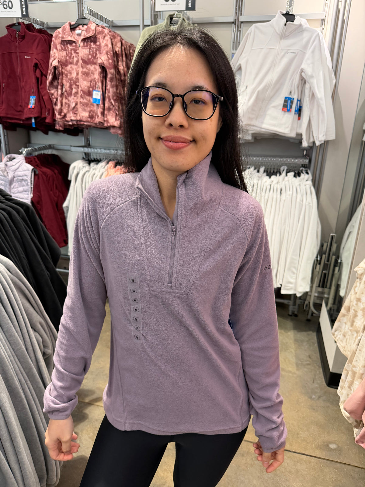 Columbia Fleece 羊羔絨上衣 - 紫色 554