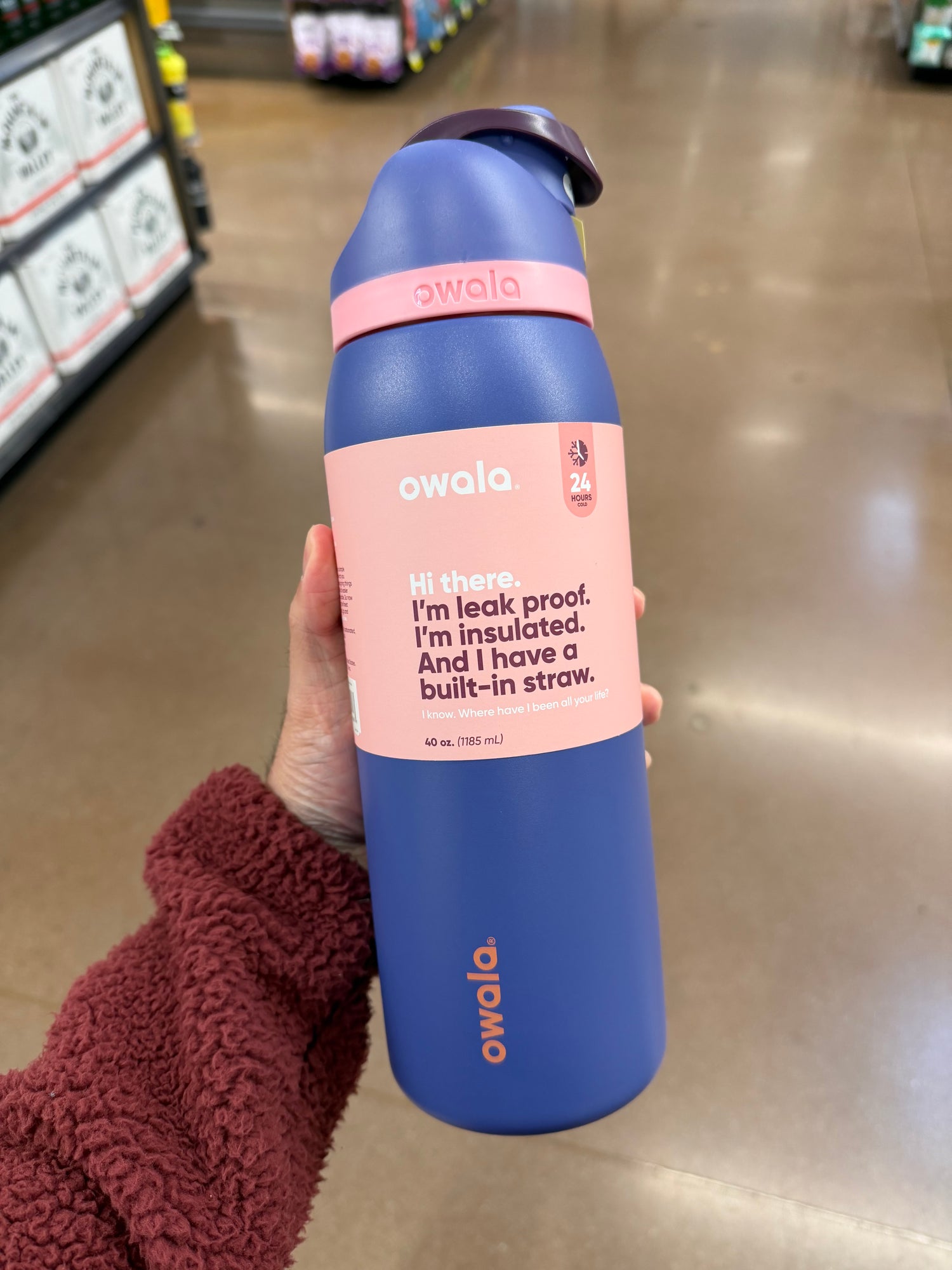 Owala 經典輕鬆喝 春天紫 1185ml