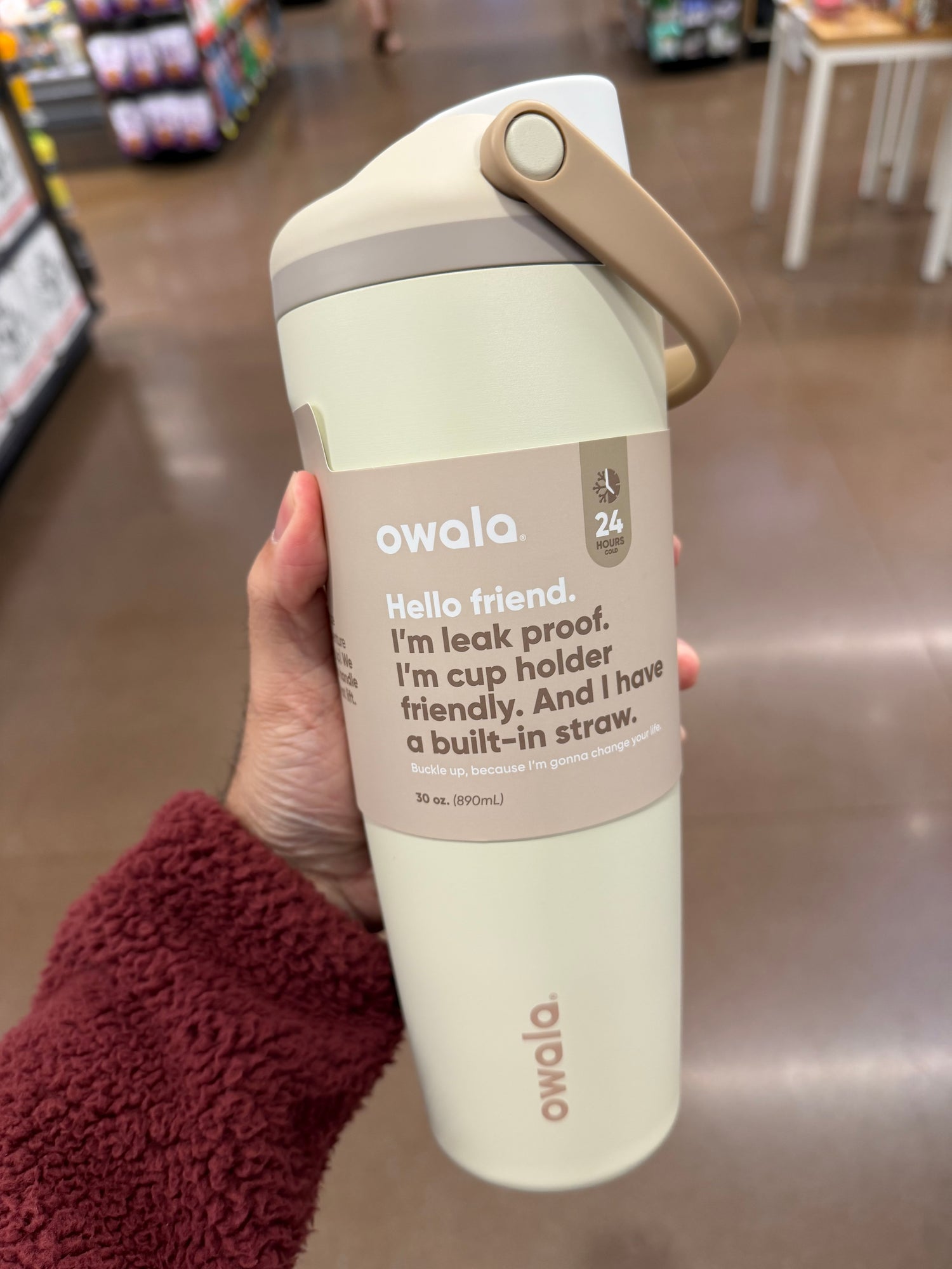 Owala 拉手輕鬆喝 有點烤焦 - 890ml