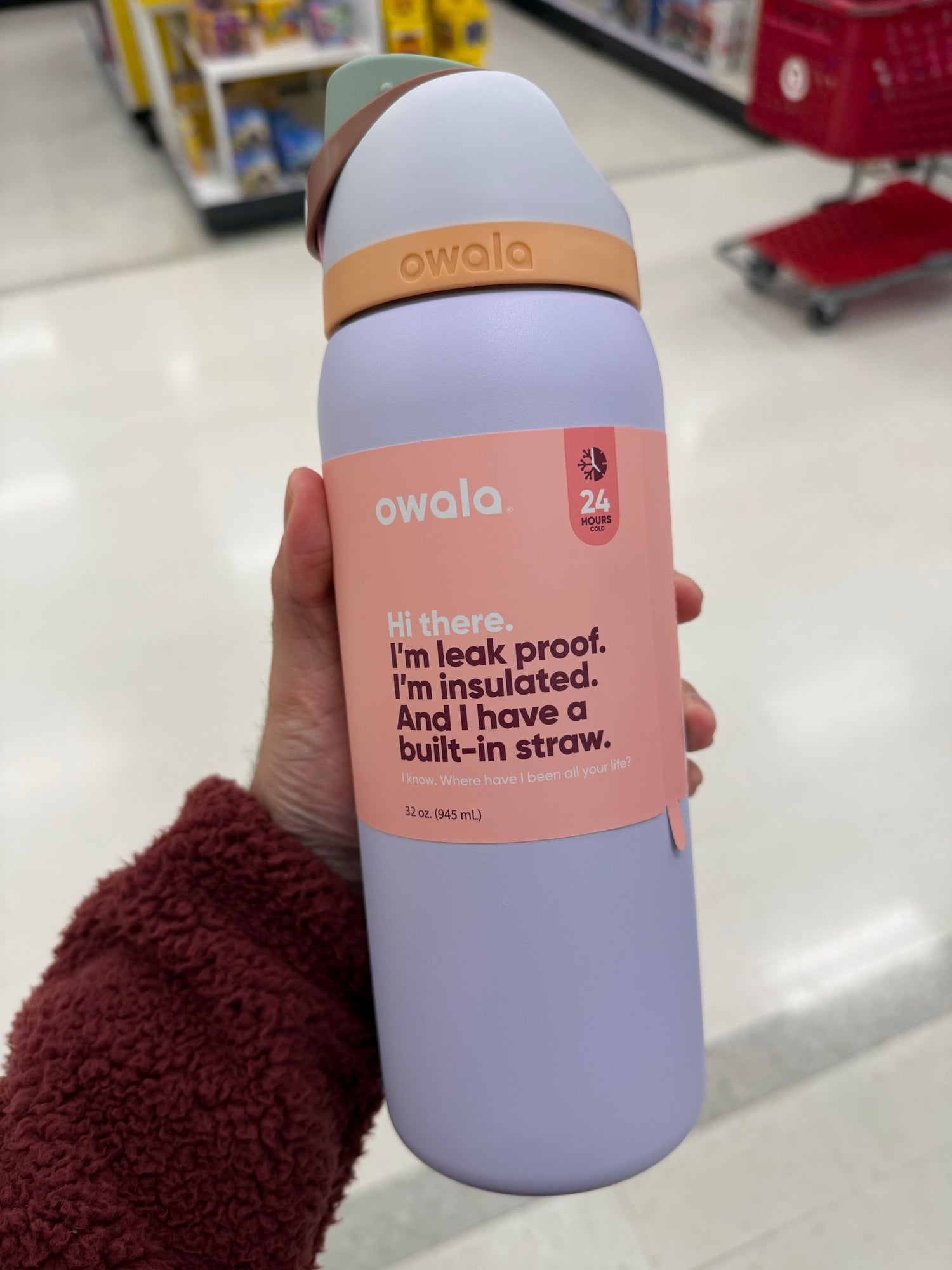 Owala 經典輕鬆喝  淺紫 - Periwinkle Twinkle