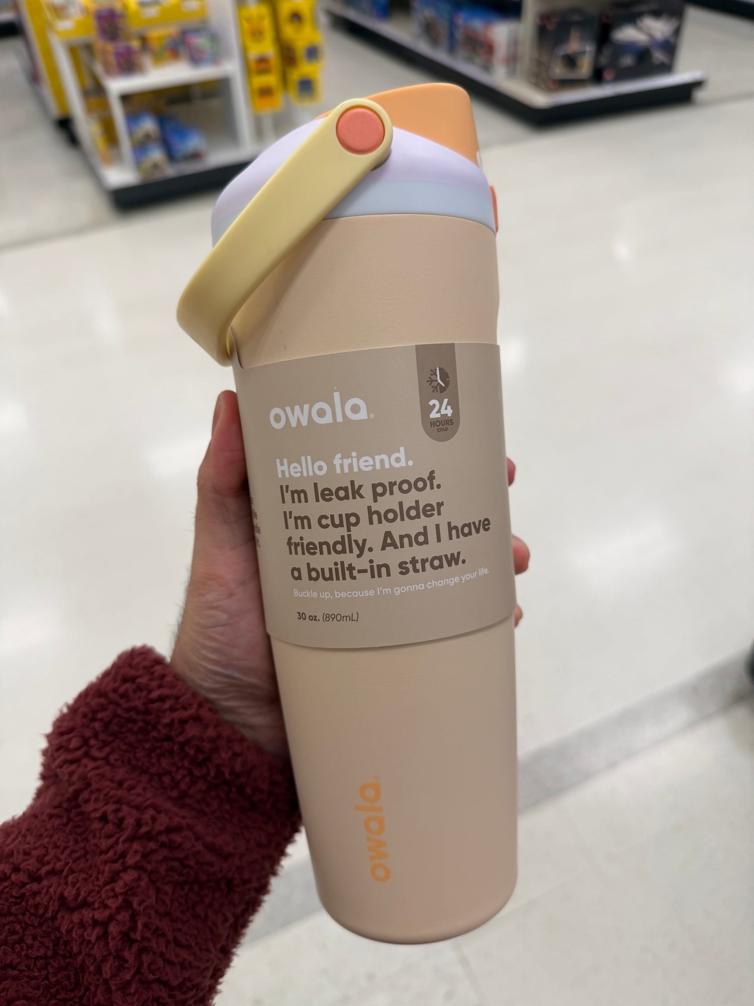 Owala 經典輕鬆喝  布丁色 - Sandy Shore