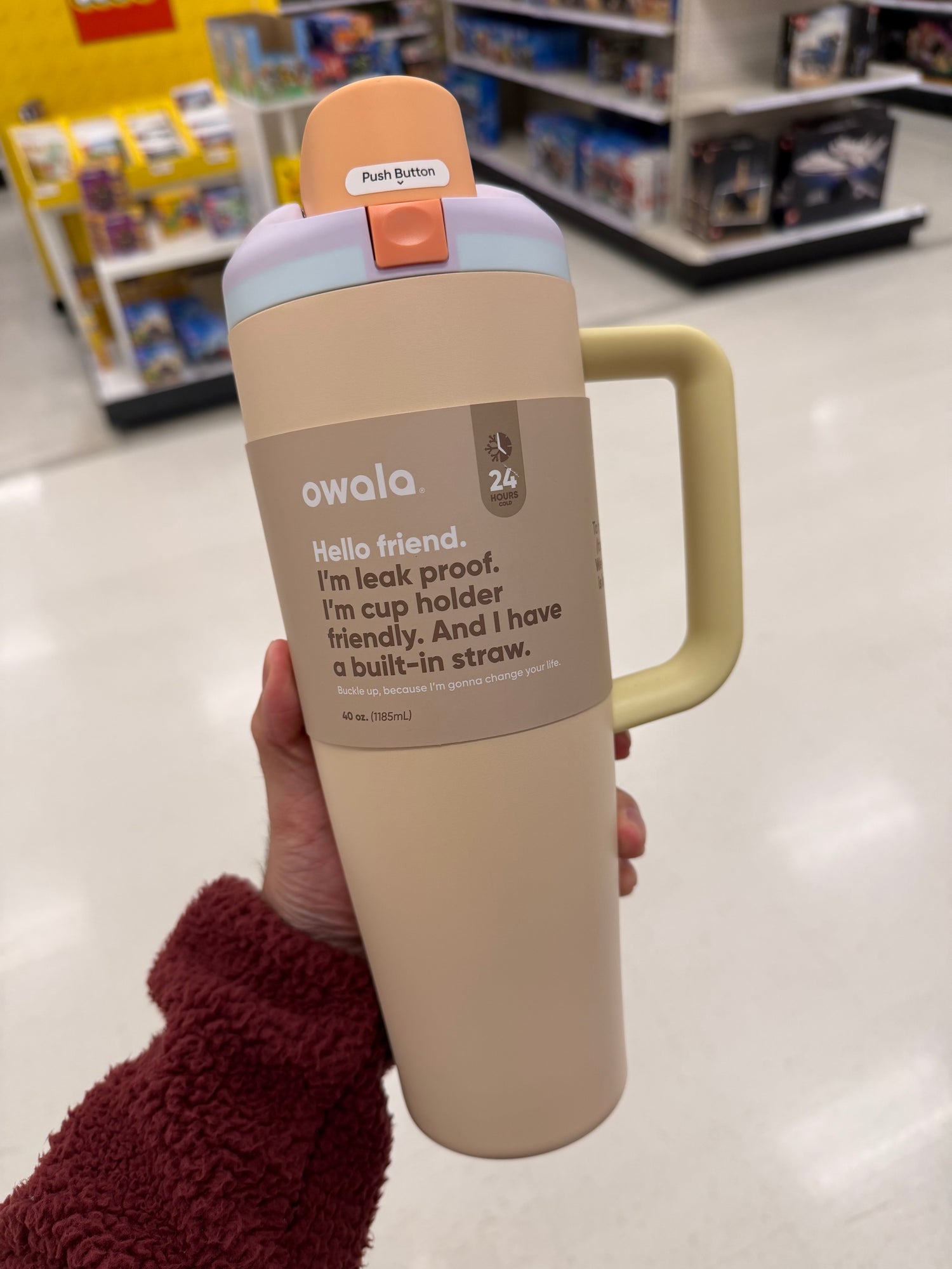 Owala 經典輕鬆喝  布丁色 - Sandy Shore