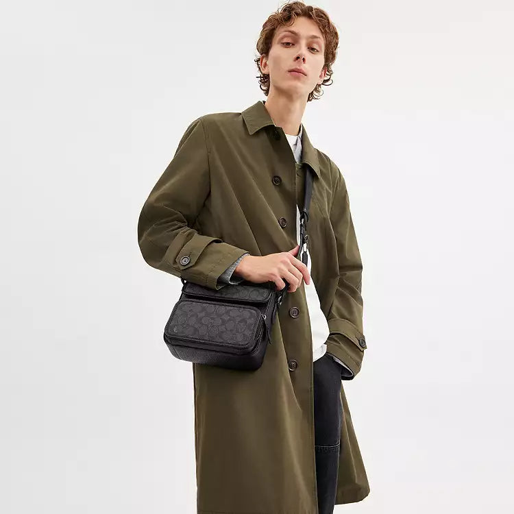 Coach outlet 男生 Sul 斜背包