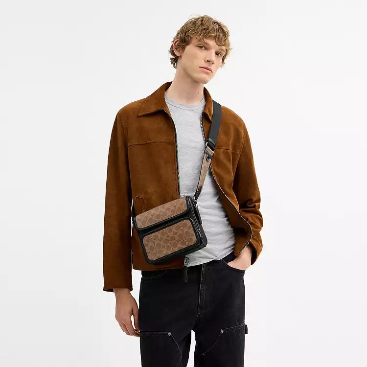 Coach outlet 男生 Sul 斜背包