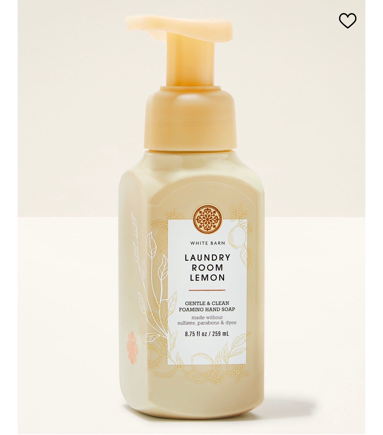 BBW 洗手乳 檸檬草 - Laundry Room Lemon