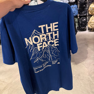 北臉 男生 背後靠山短T