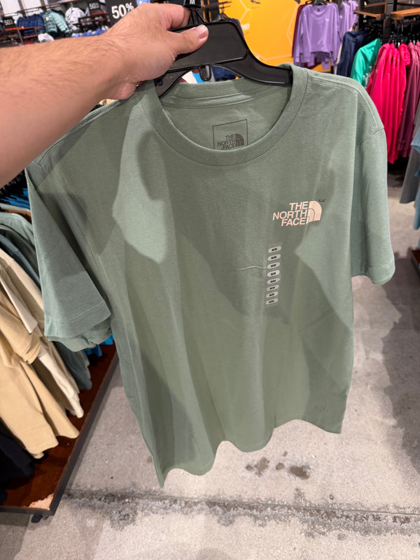 北臉 男生 背後靠山短T