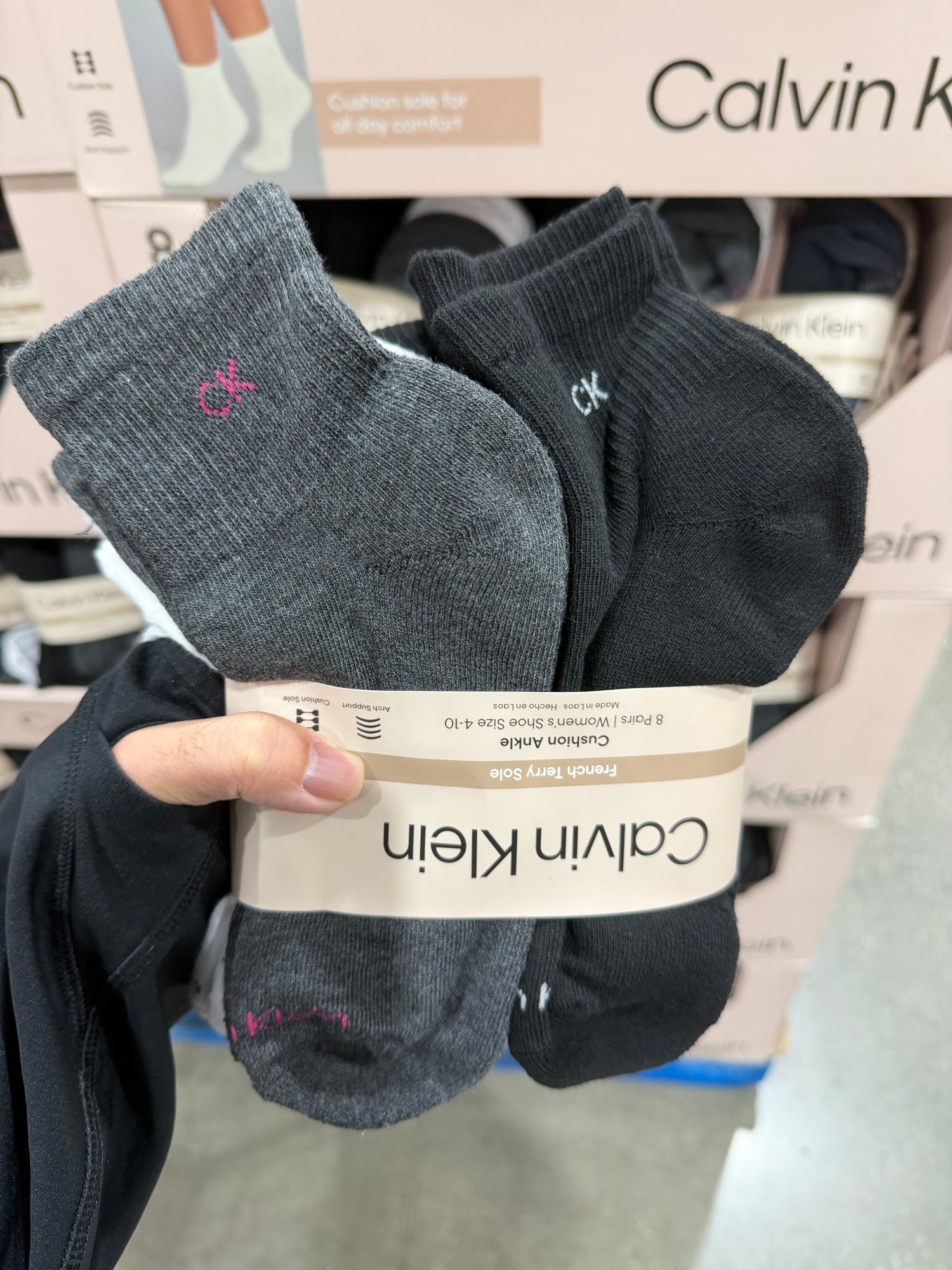 Costco CK 女生腳踝襪 八雙組